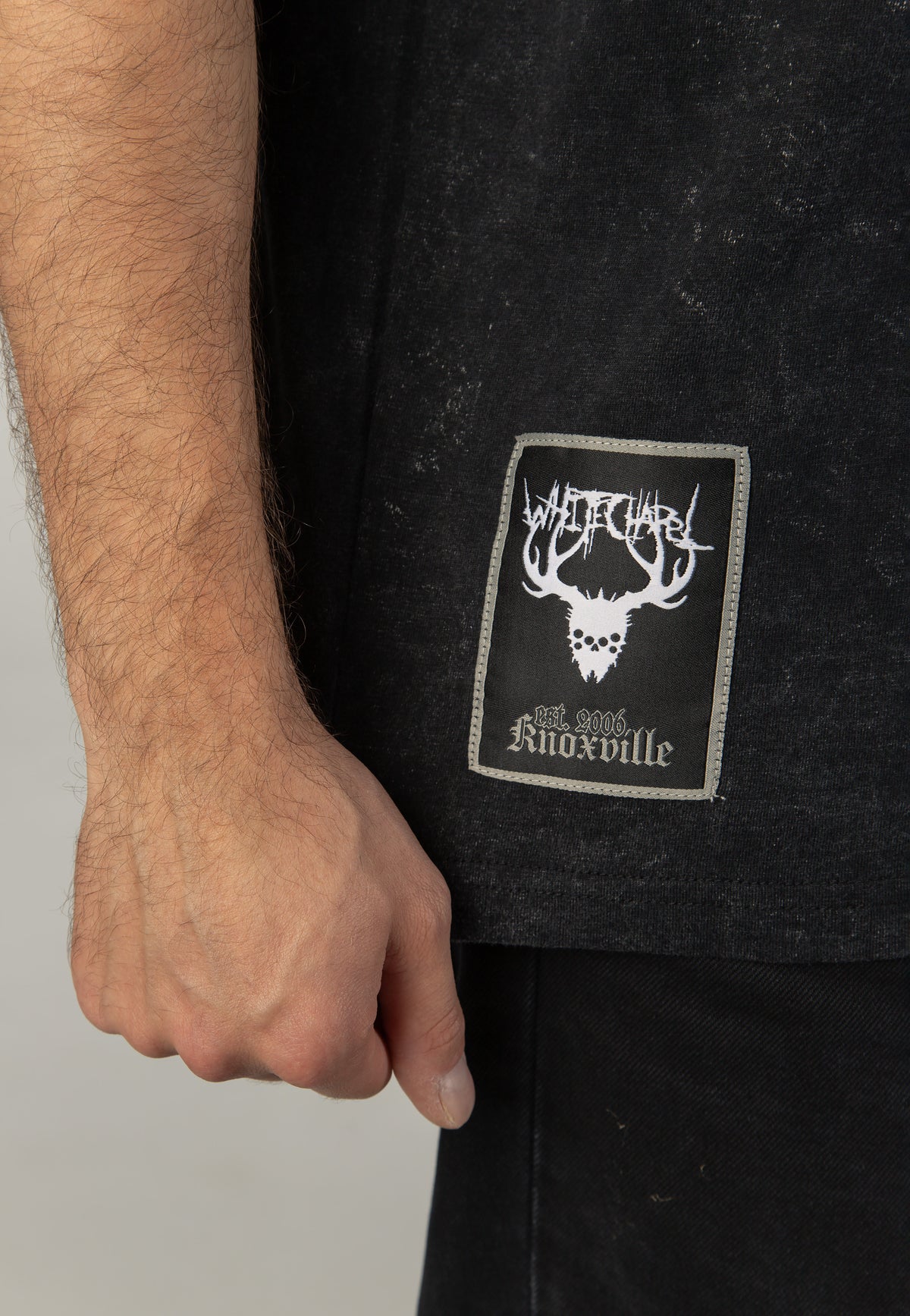 Whitechapel Logo Acid Wash Premium T-Shirt | Men-Image