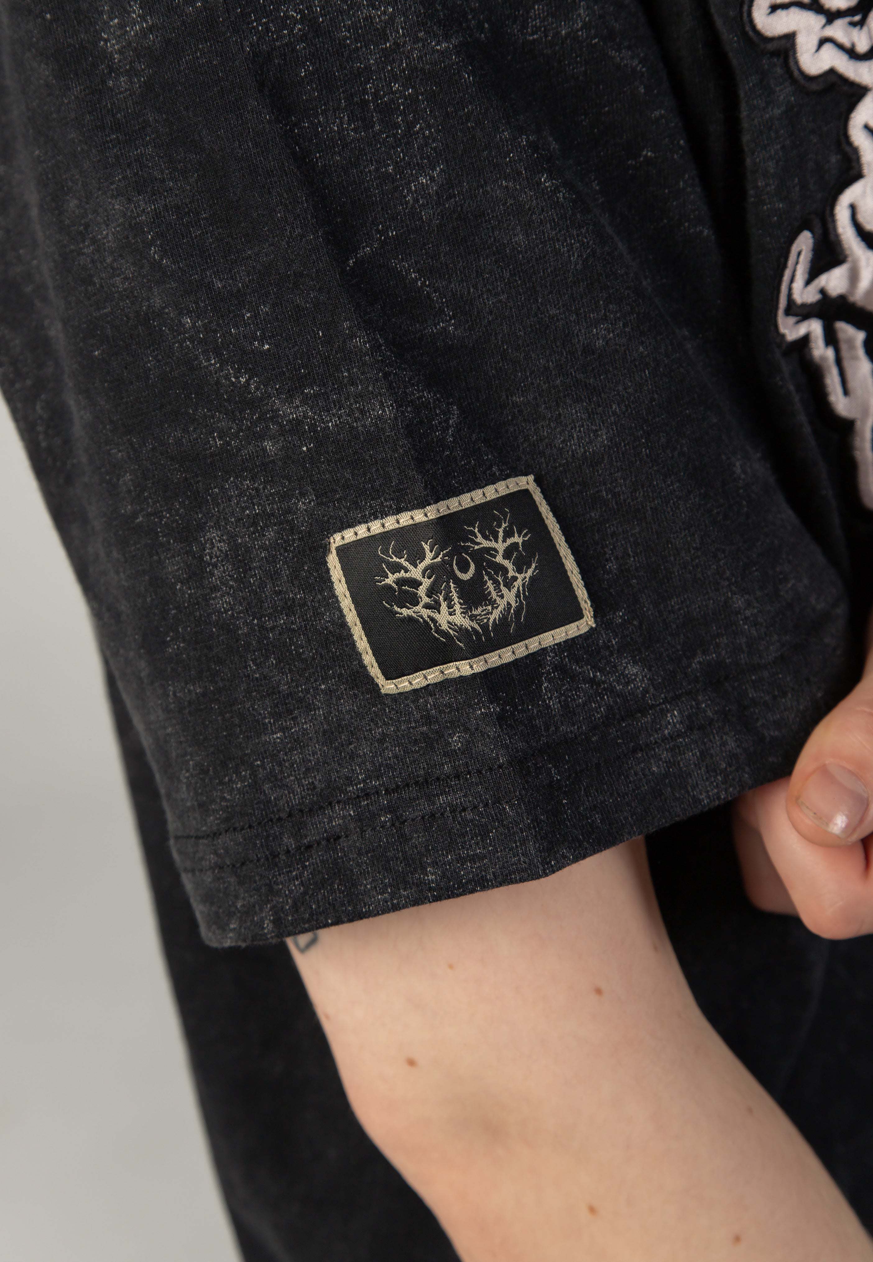 Lorna Shore Logo Acid Wash Premium T-Shirt | Women-Image