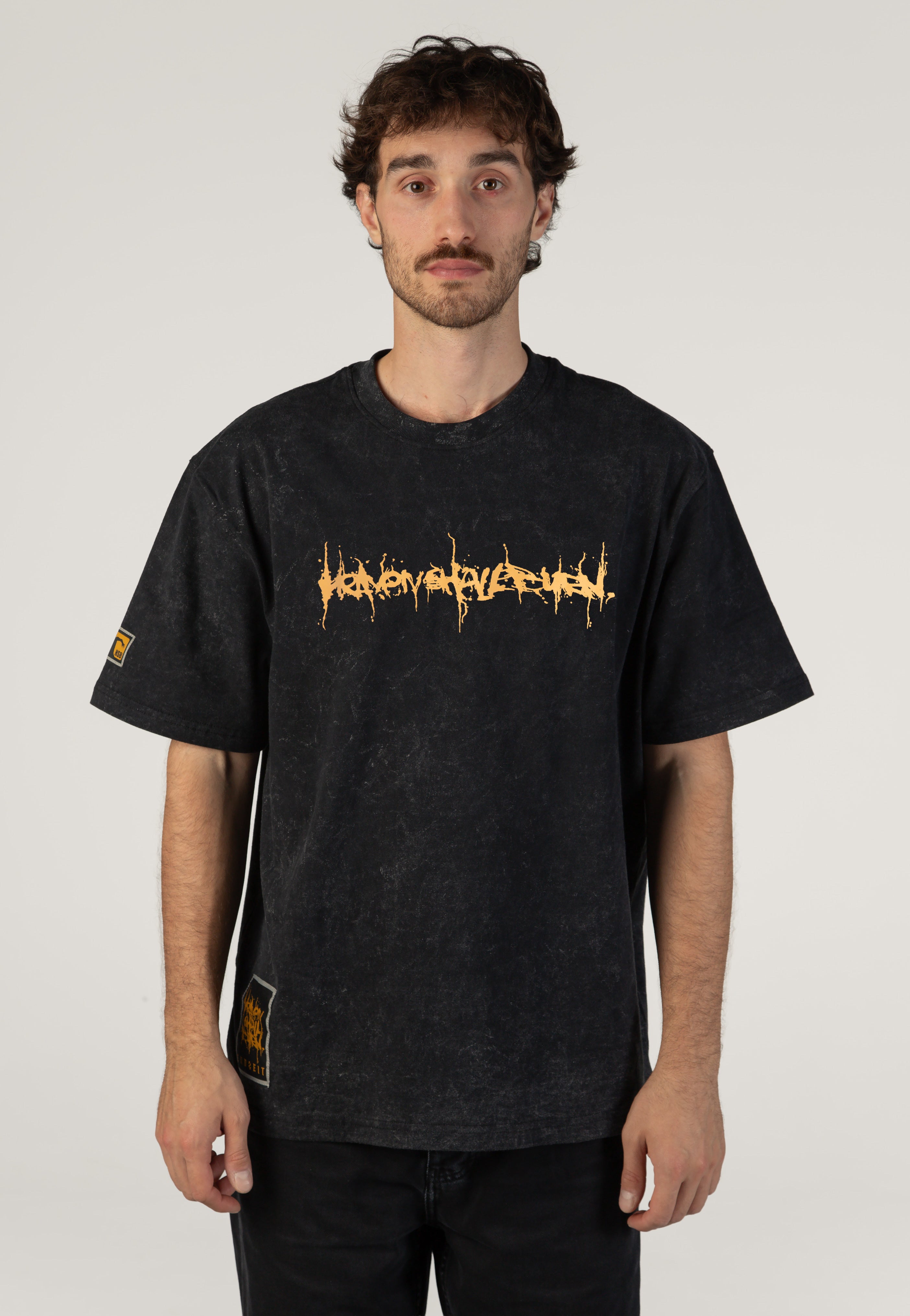 Heaven Shall Burn Logo Acid Wash Premium T-paita | Men-Image