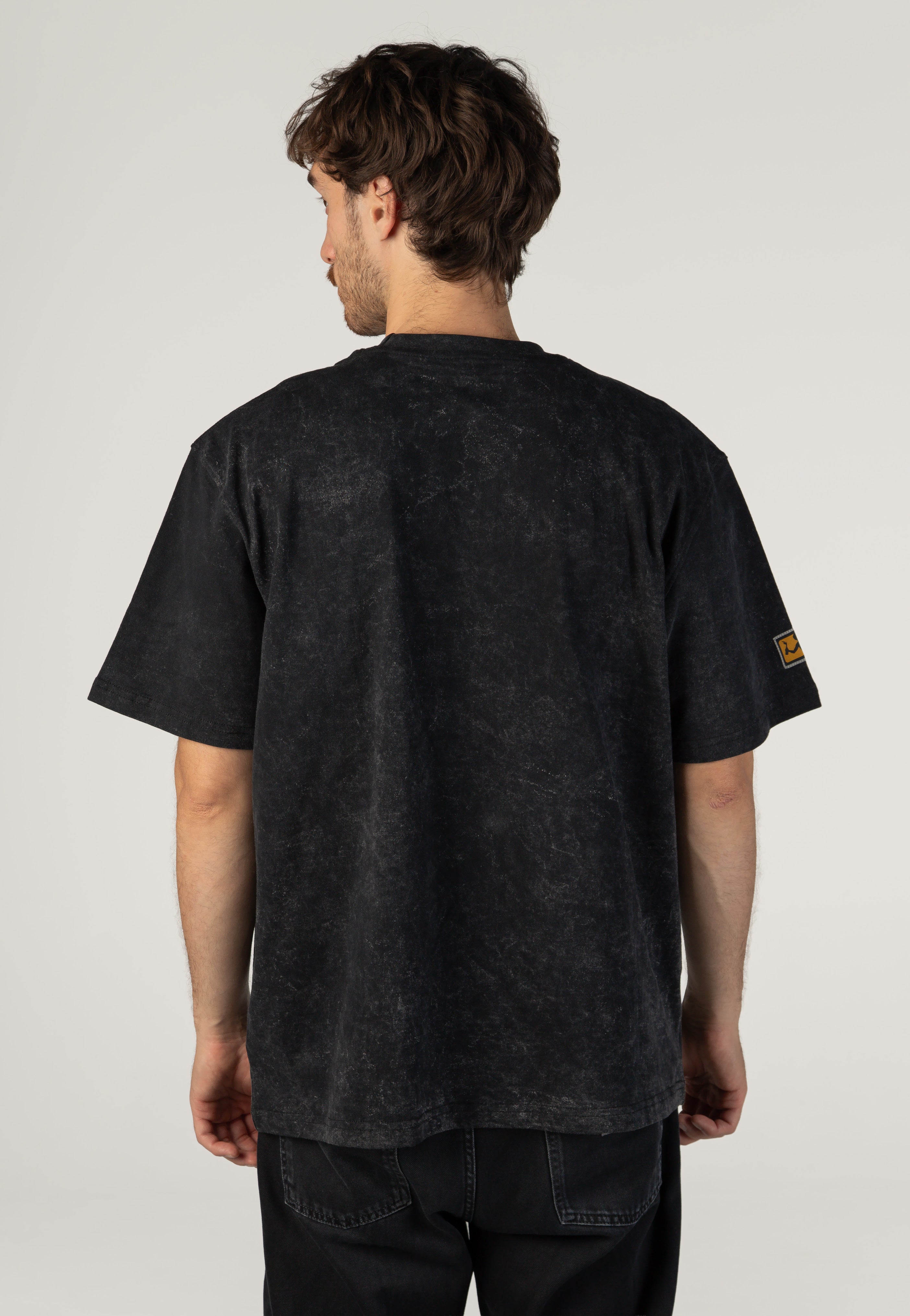 Heaven Shall Burn Logo Acid Wash Premium T-paita | Men-Image