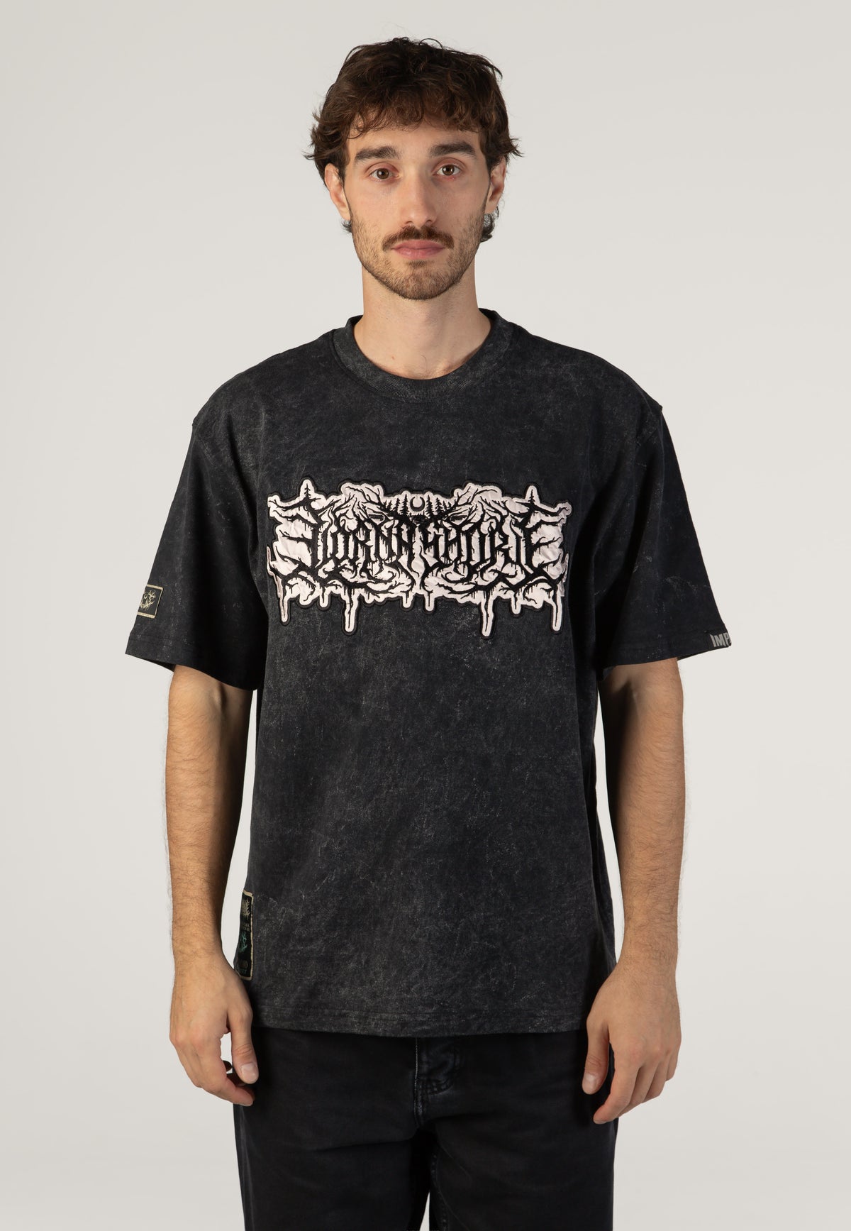 Lorna Shore Logo Acid Wash Premium T-Shirt | Men-Image