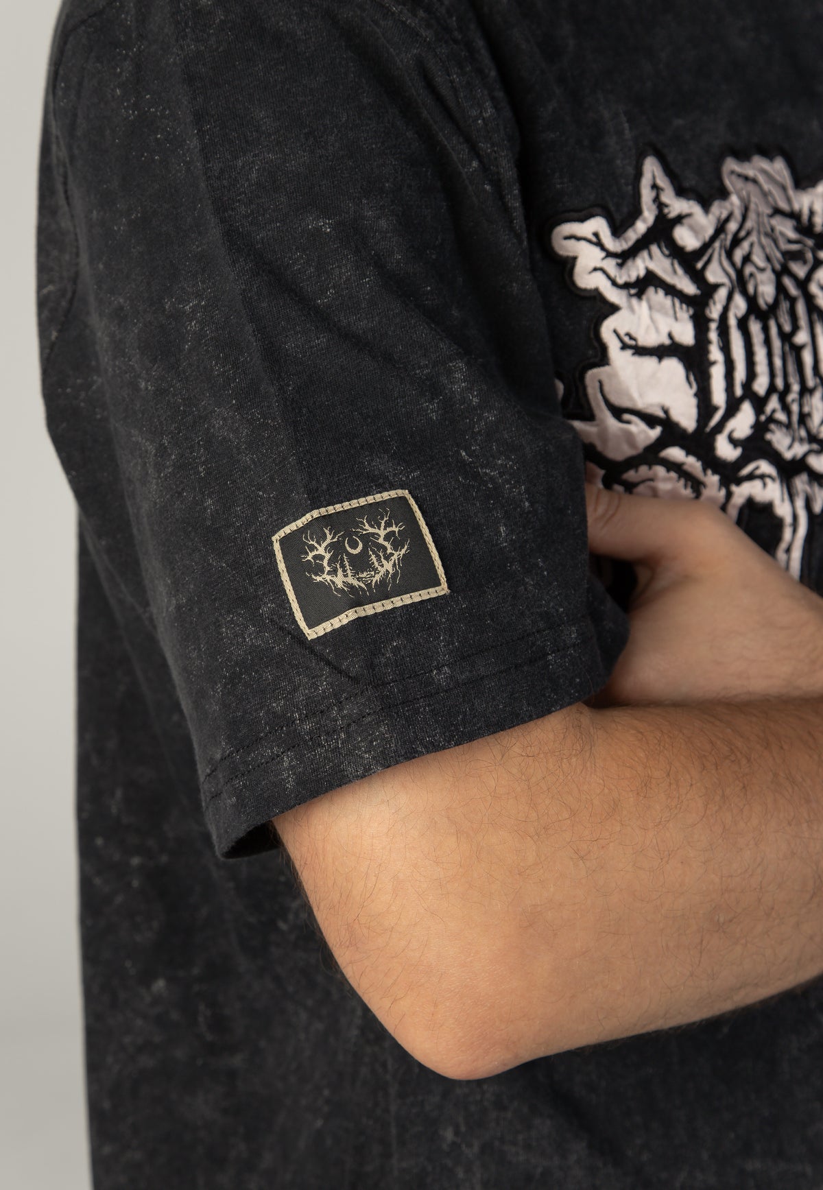 Lorna Shore Logo Acid Wash Premium T-Shirt | Men-Image