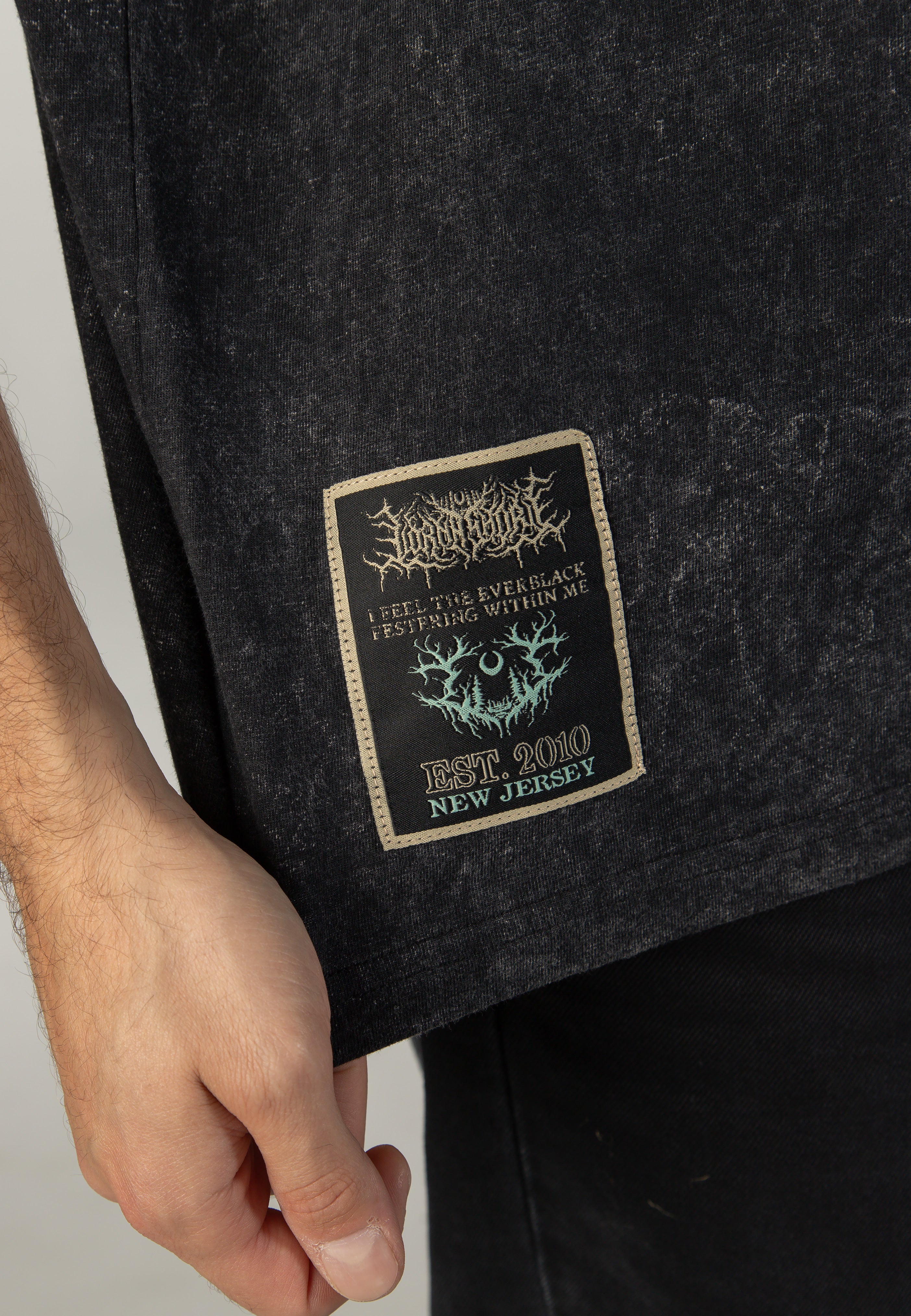 Lorna Shore Logo Acid Wash Premium T-Shirt | Men-Image