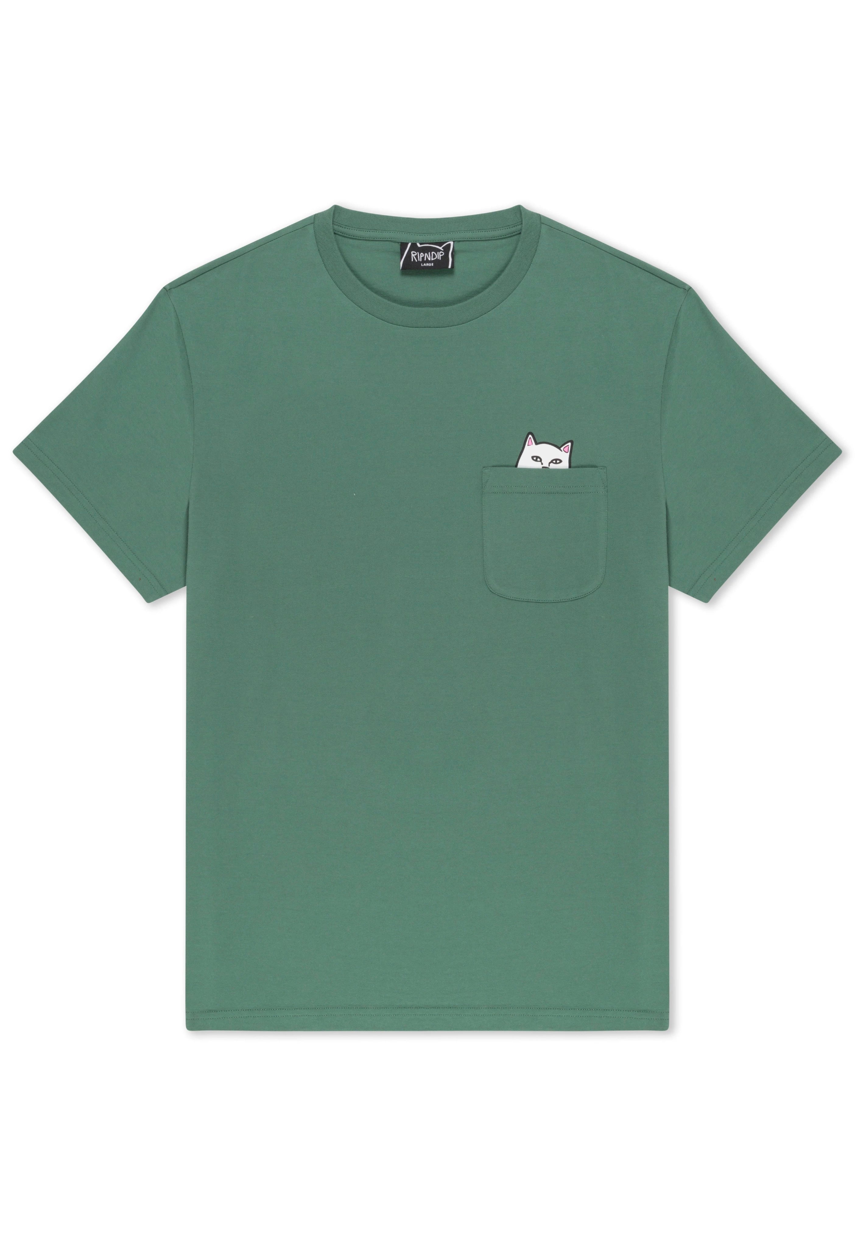 RIPNDIP - Lord Nermal Pocket Dark Olive - T-Shirt | Men-Image
