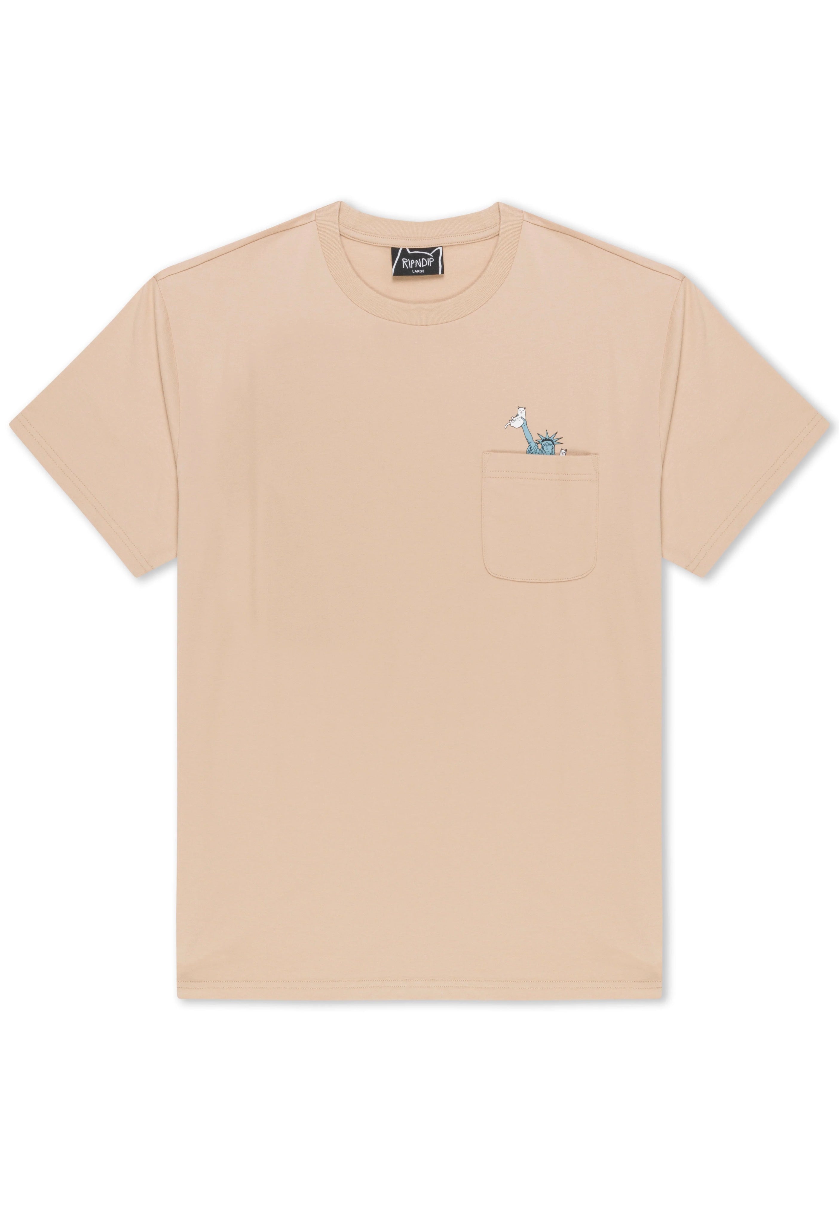 RIPNDIP - Liberty Pocket Almond - T-Shirt | Men-Image