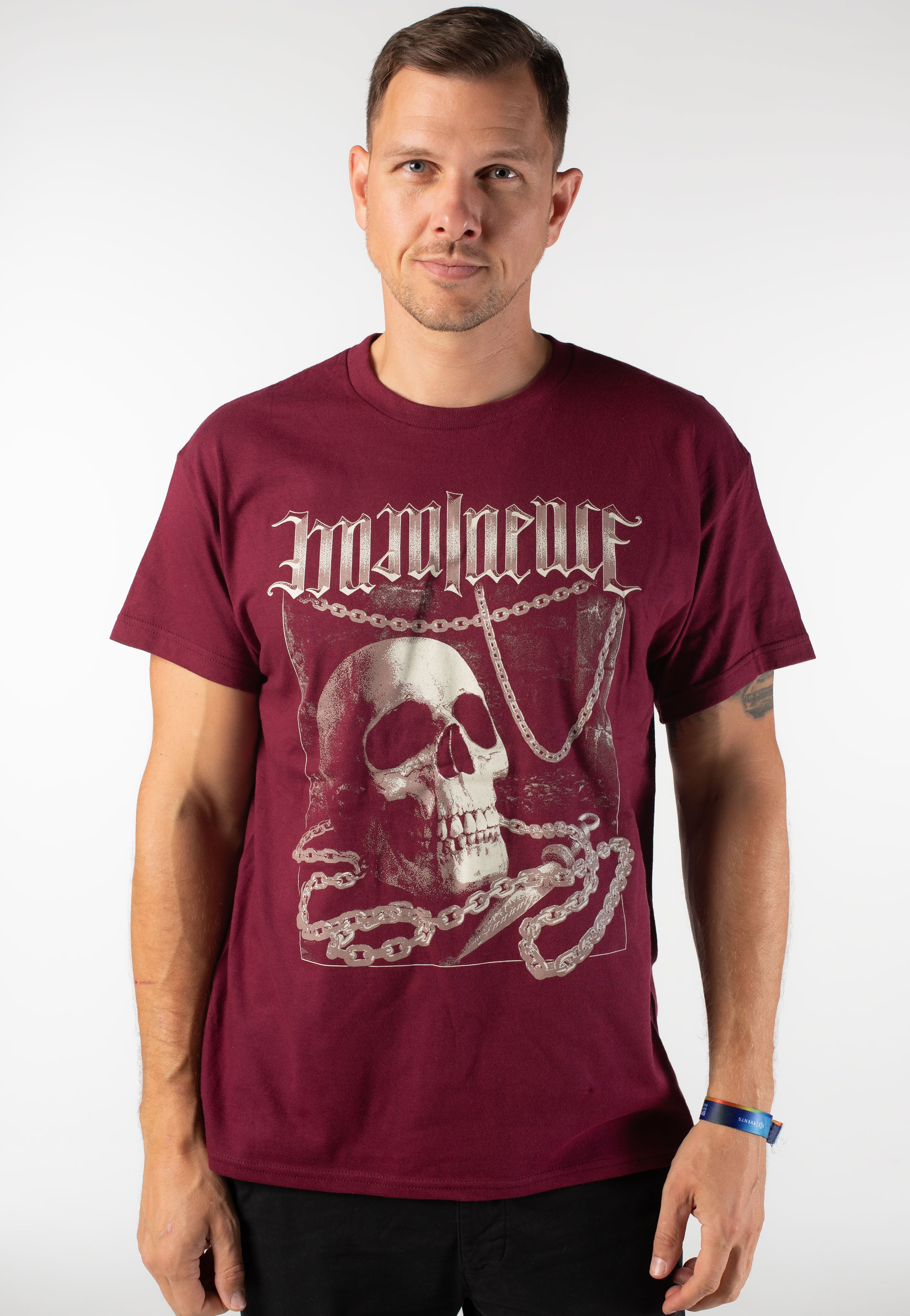 Imminence - Skull Maroon - T-Shirt | Men-Image