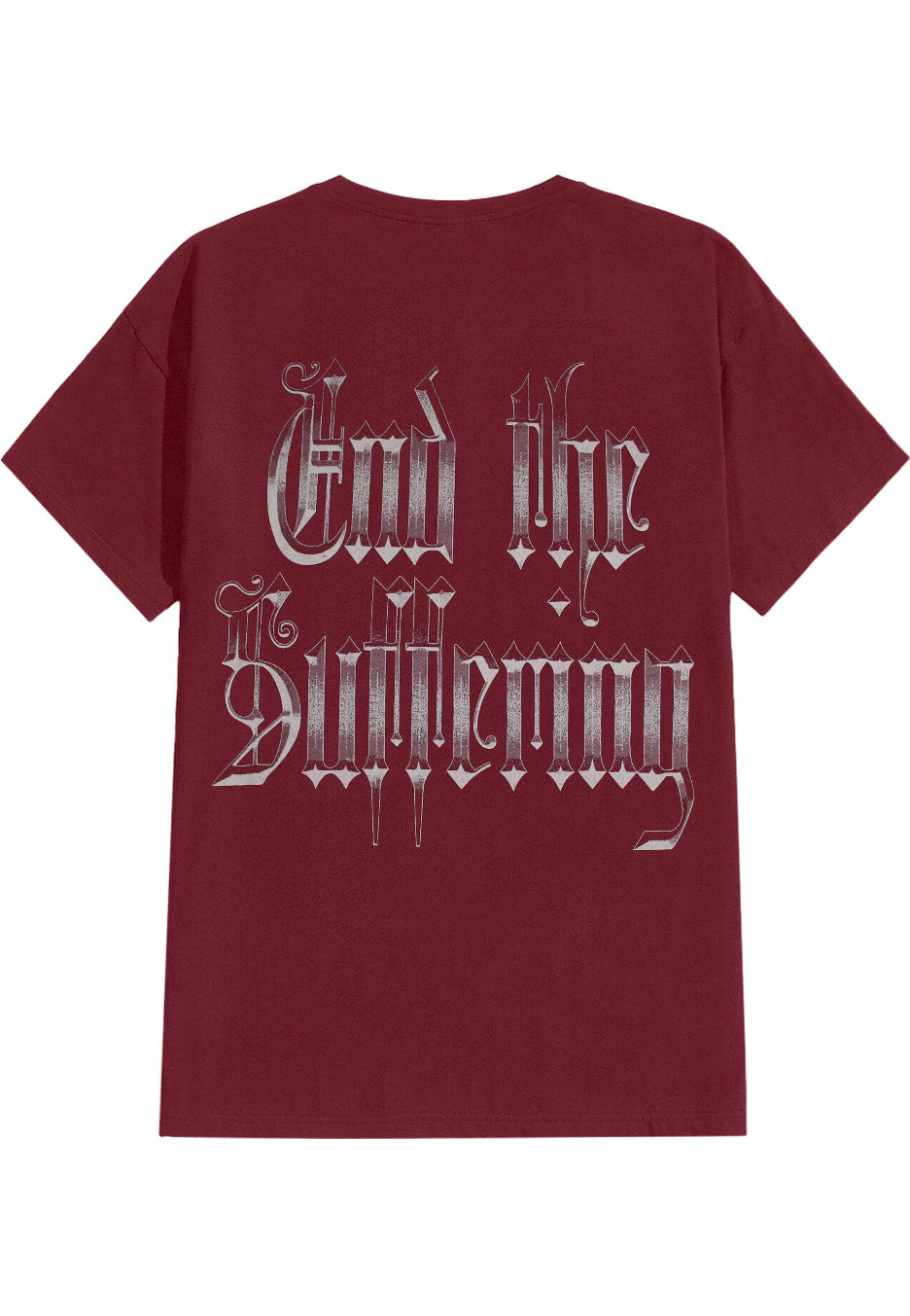 Imminence - Skull Maroon - T-Shirt | Neutral-Image