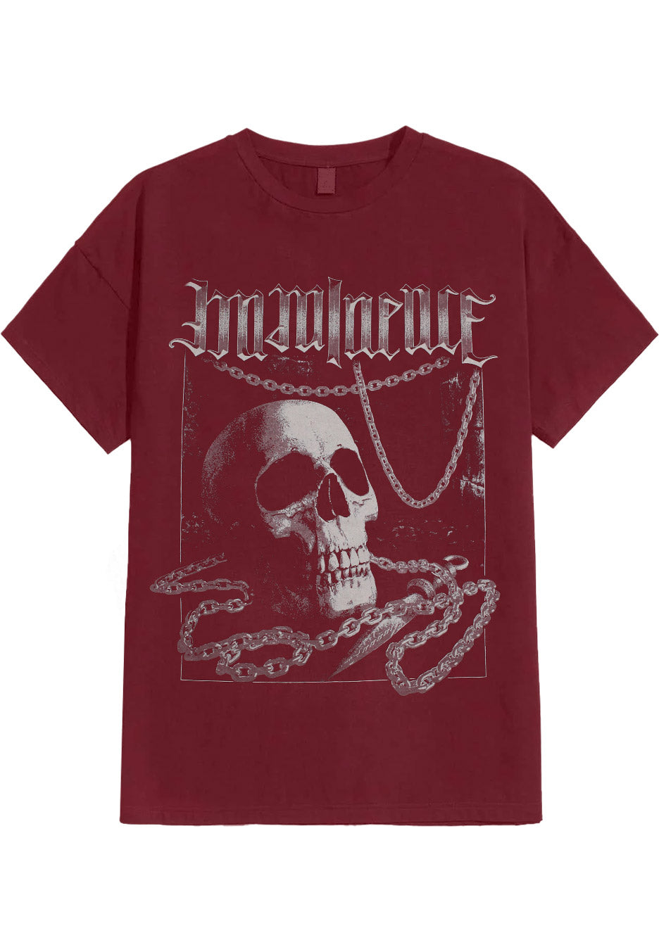 Imminence - Skull Maroon - T-Shirt | Neutral-Image