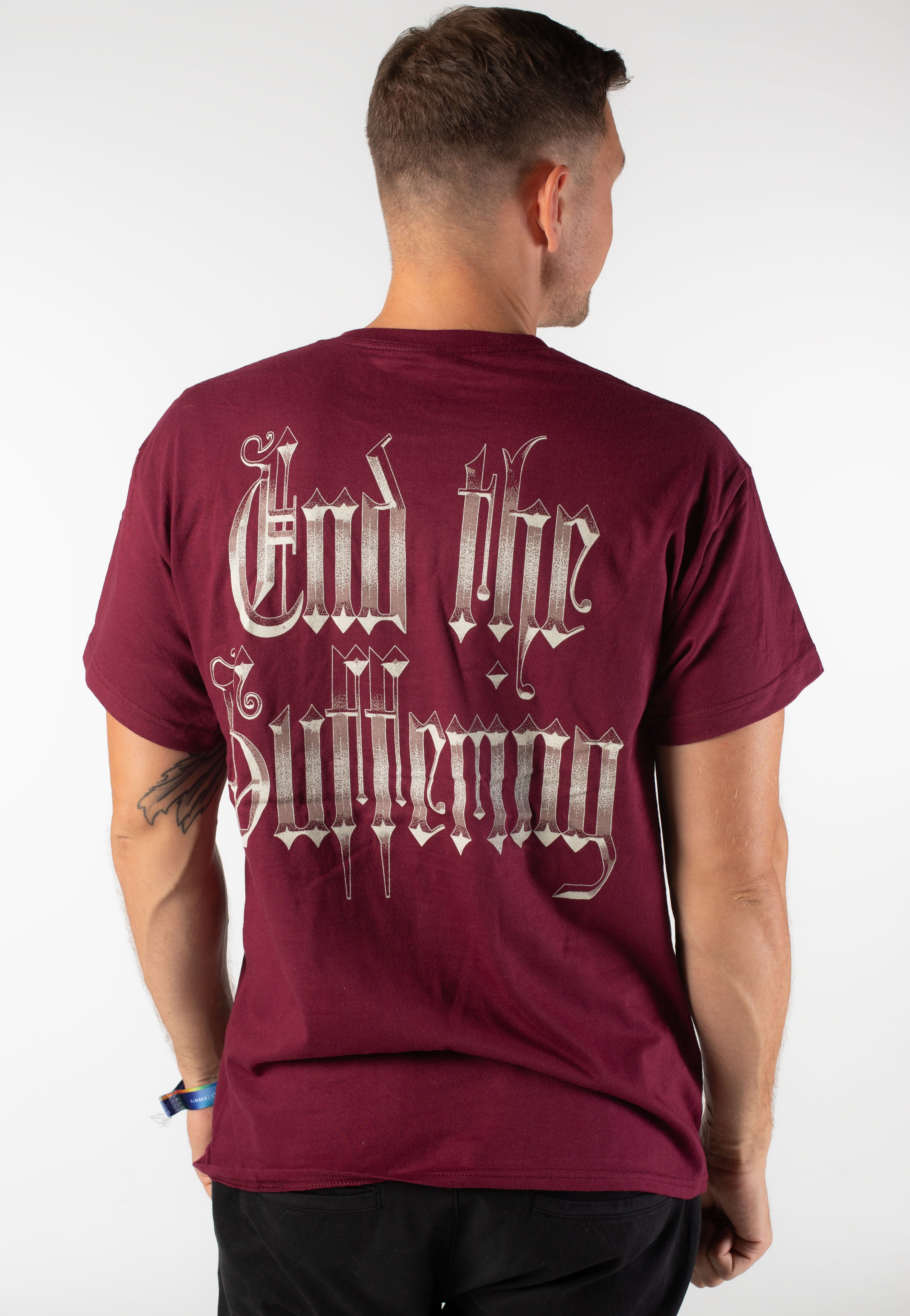 Imminence - Skull Maroon - T-Shirt | Men-Image