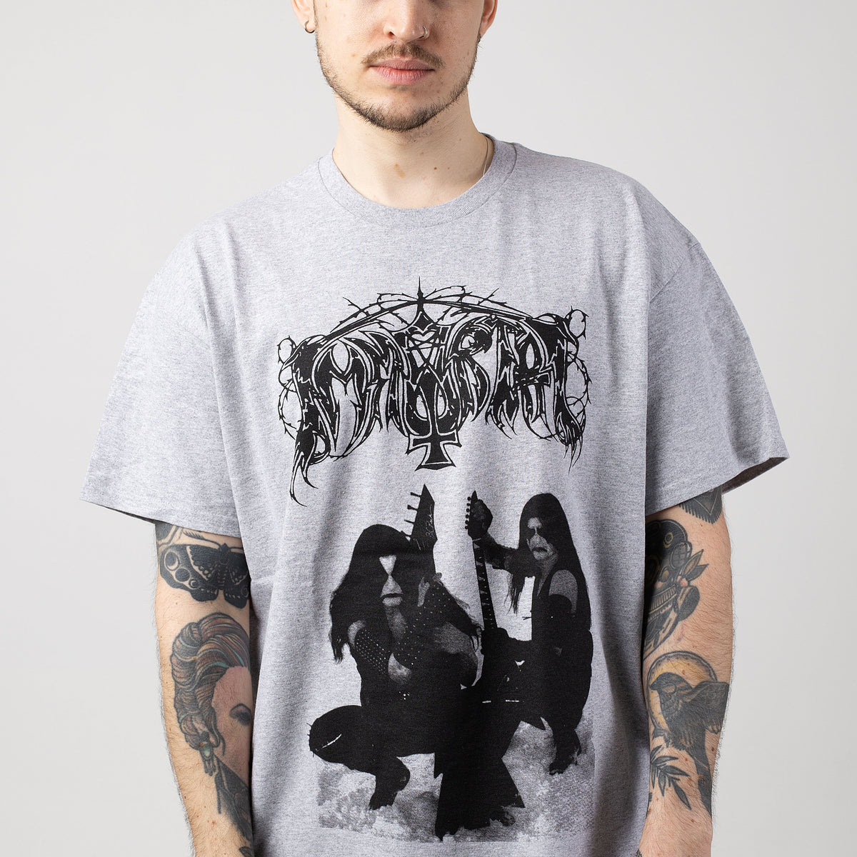 Immortal Battles In The North Grey - T-Shirt | Impericon