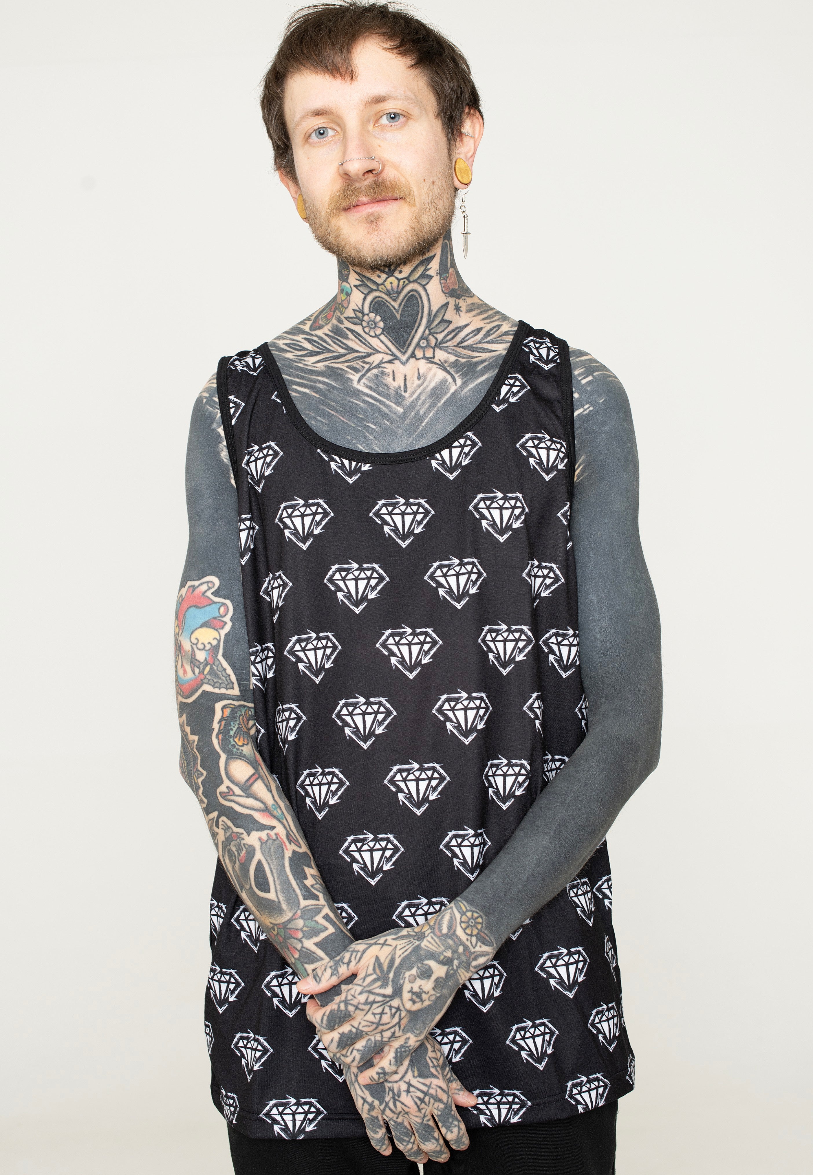 Stick To Your Guns - Diamond Pattern Allover - Tank | Men-Image