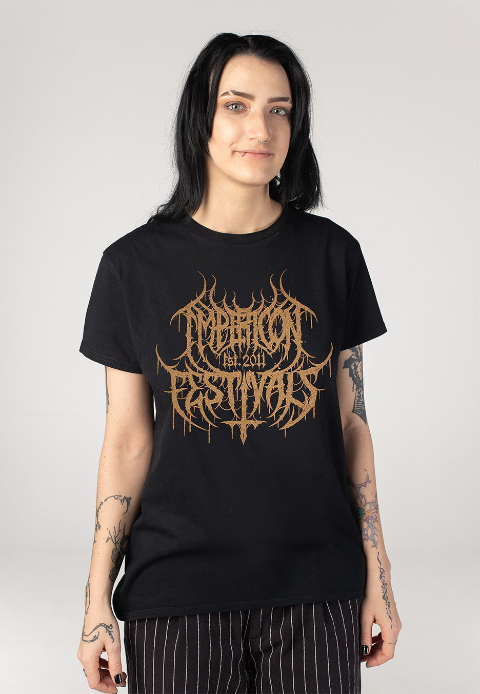 Impericon Festival - Gold Black Metal Est 2011 - T-Shirt | Women-Image