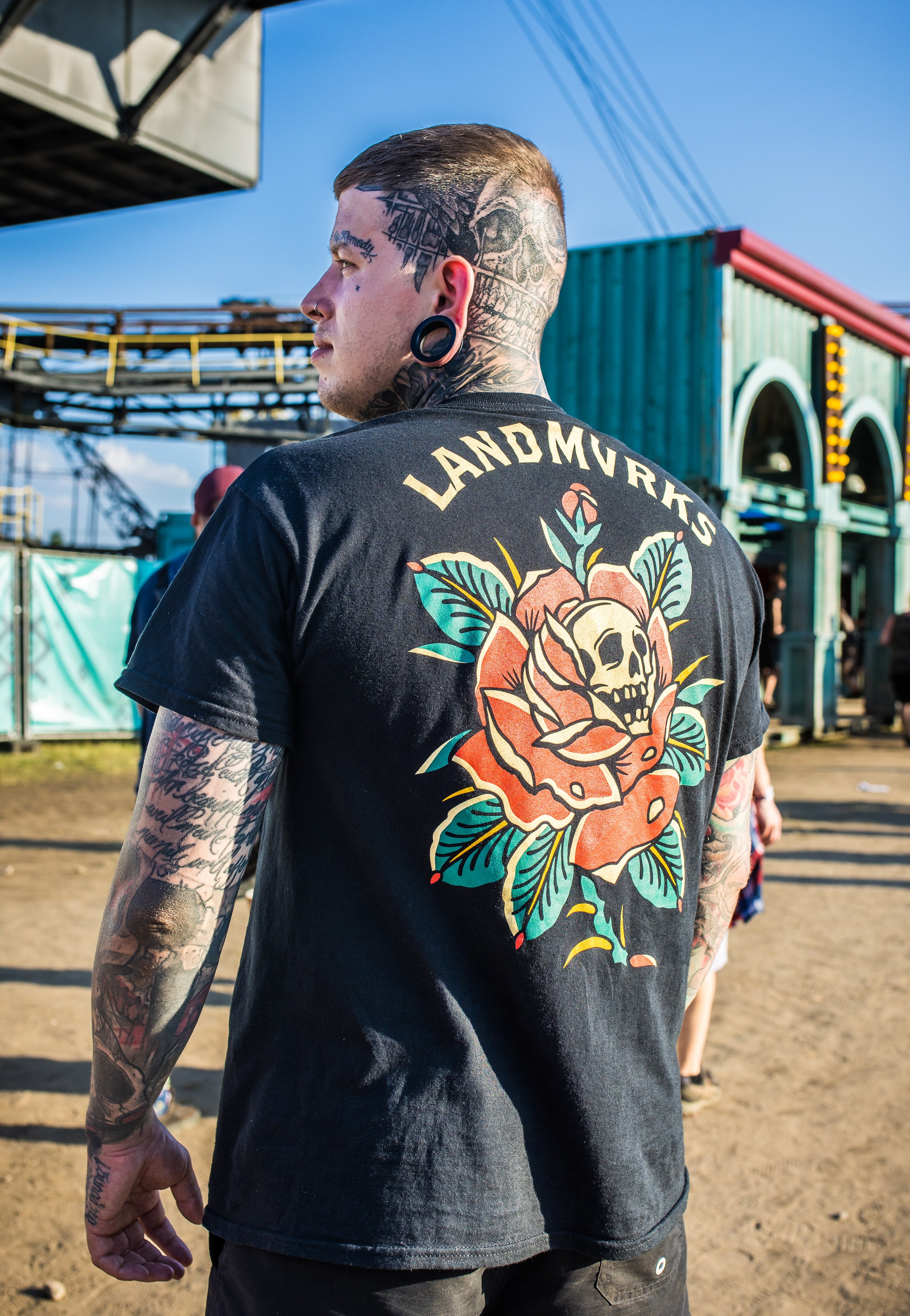 Landmvrks - Tattoo Skull - T-Shirt | Men-Image