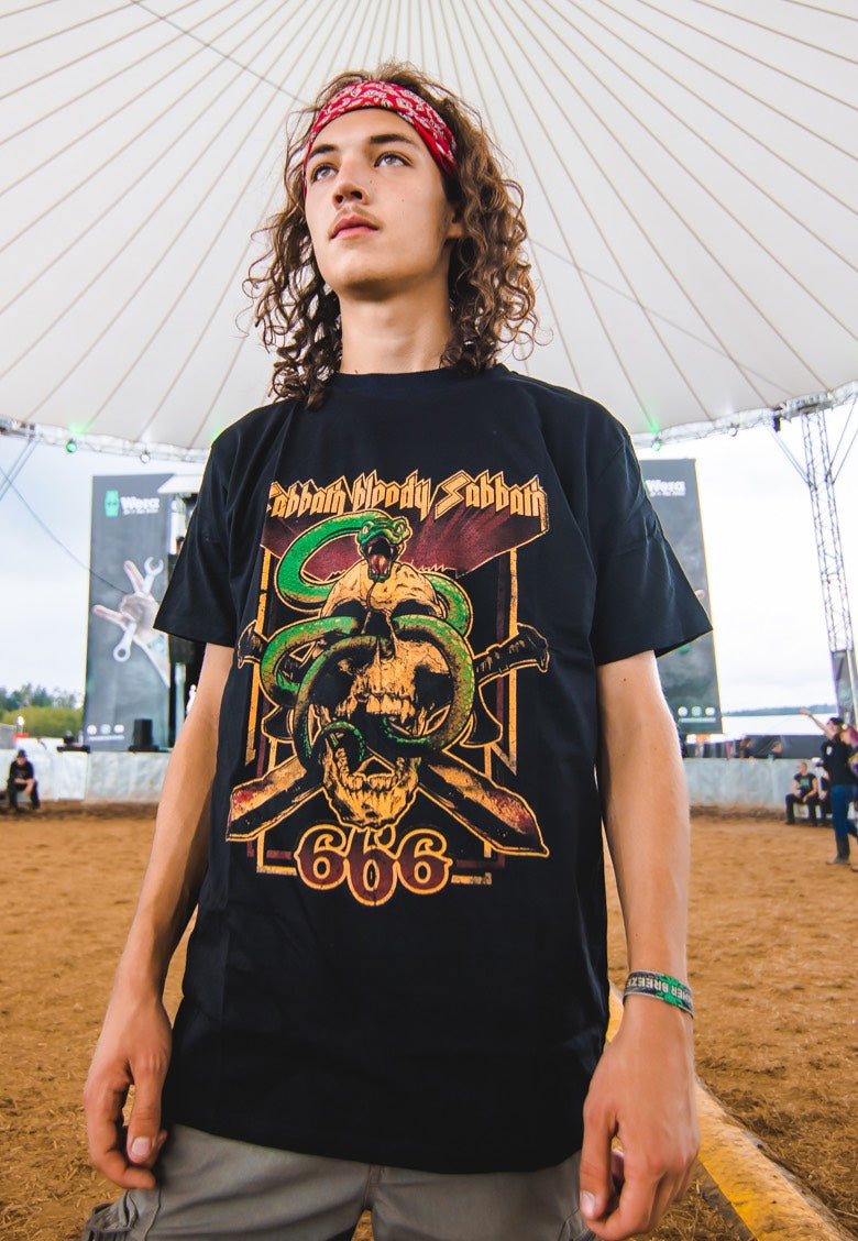 ブラックサバス Tシャツ \"Sabbath Bloody Sabbath” Amazon | ブラックサバス公式サバスブラッディサバスブライト Tシャツ