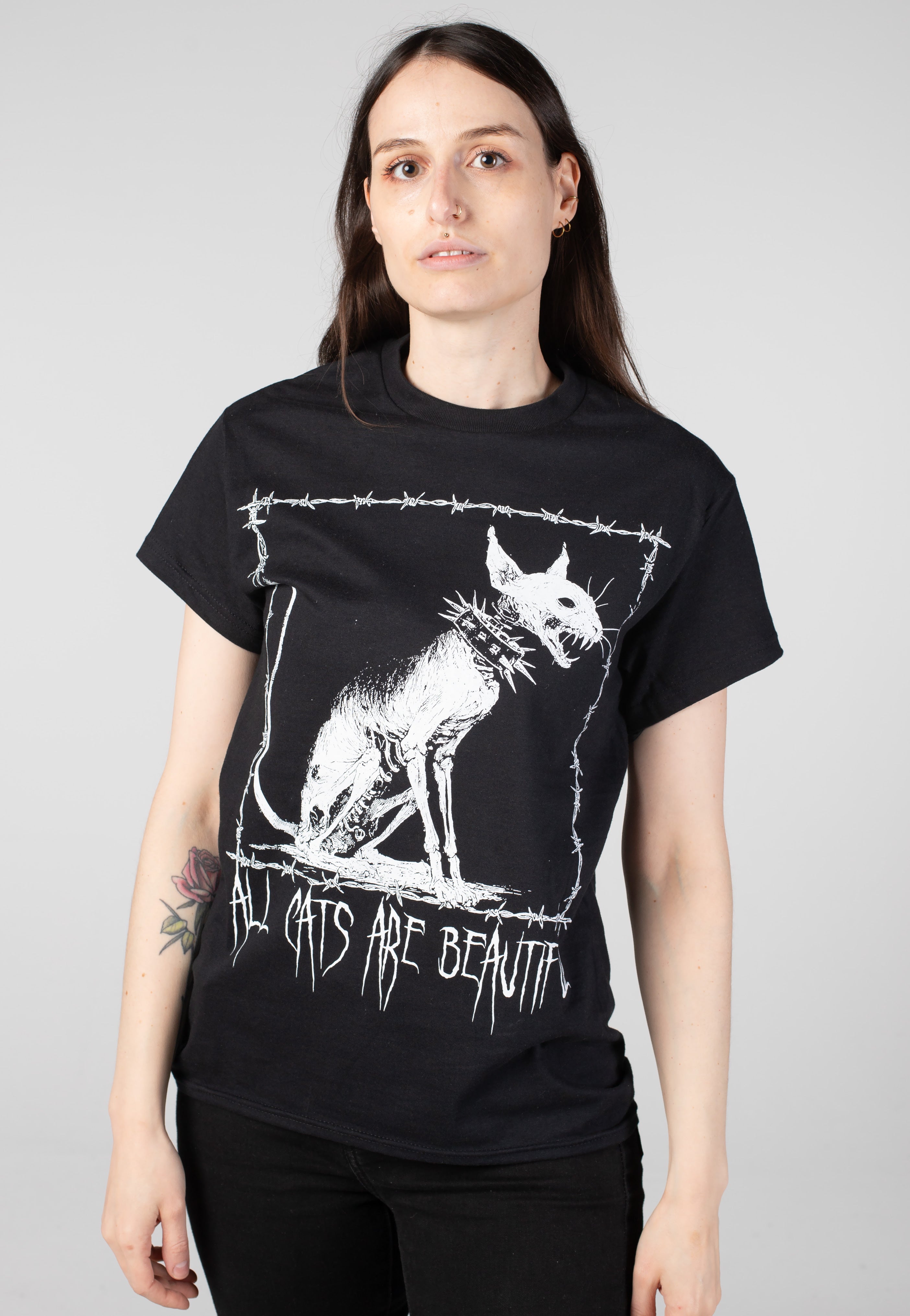 Impericon Merchandise - All Cats Are Beautiful GID - T-Shirt | Women-Image