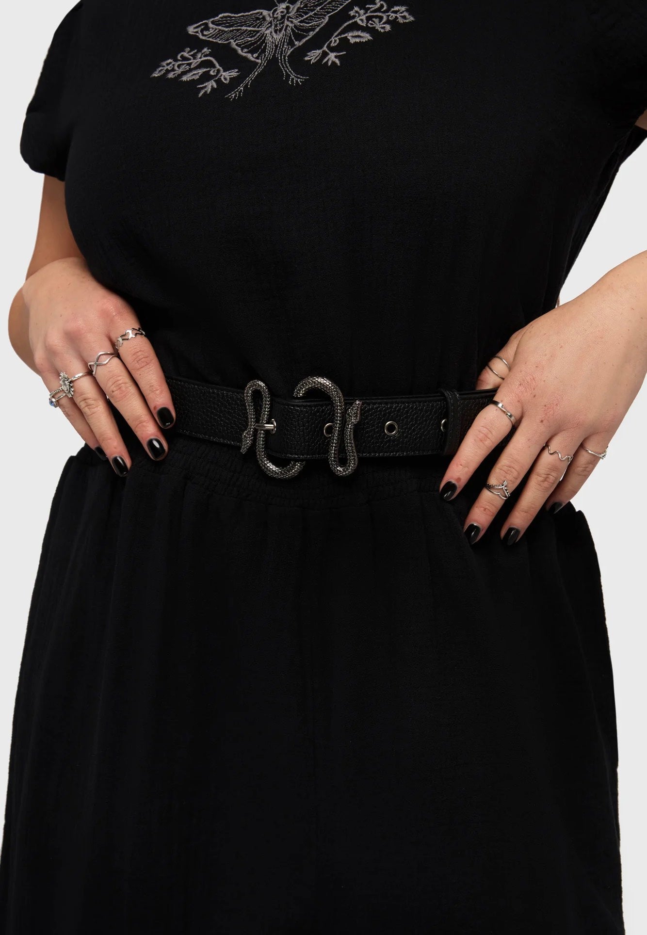 Killstar - In The Hollow Snake Buckle Black - Belt | Neutral-Image