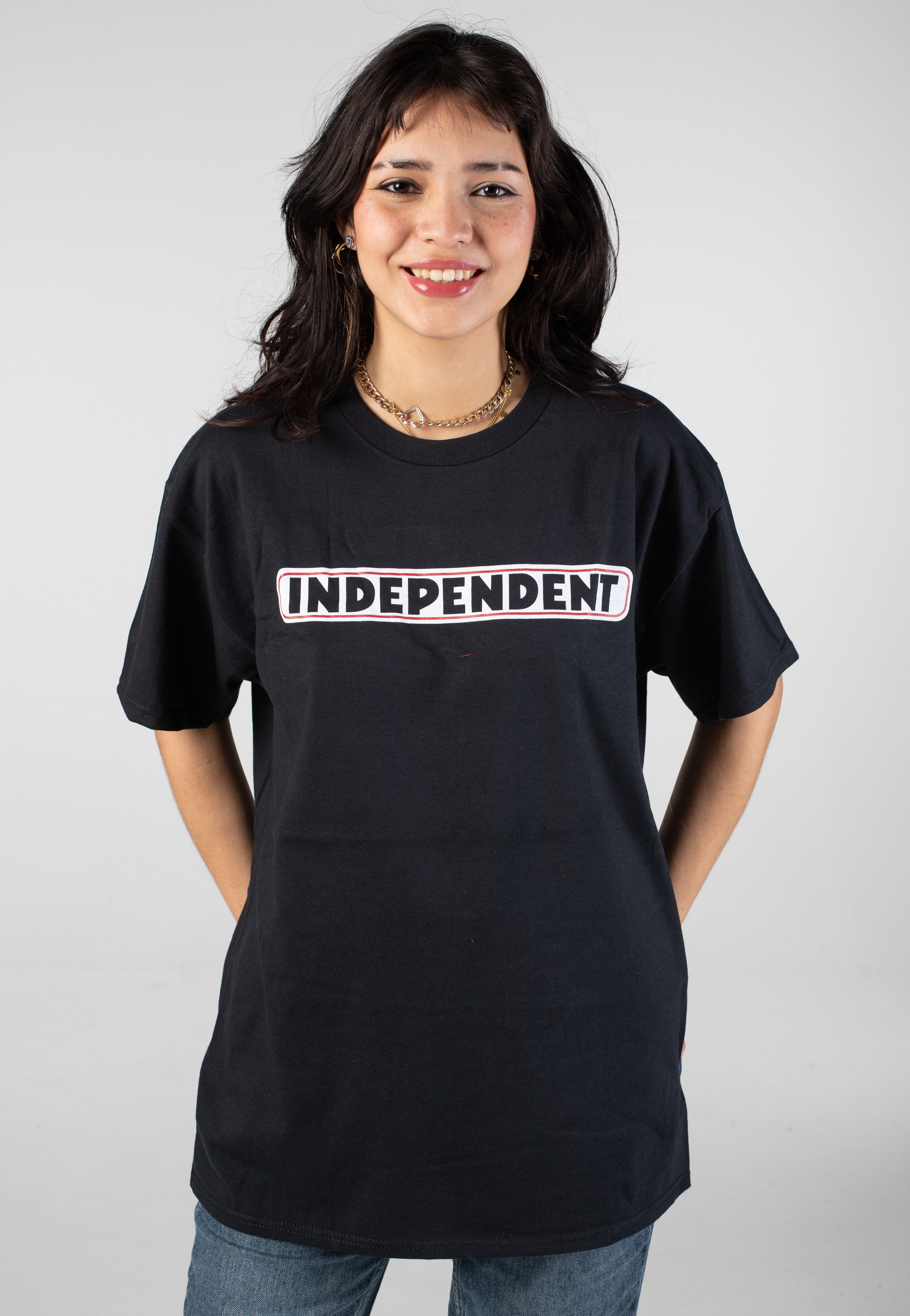Independent - Bar Logo Black - T-Shirt | Women-Image