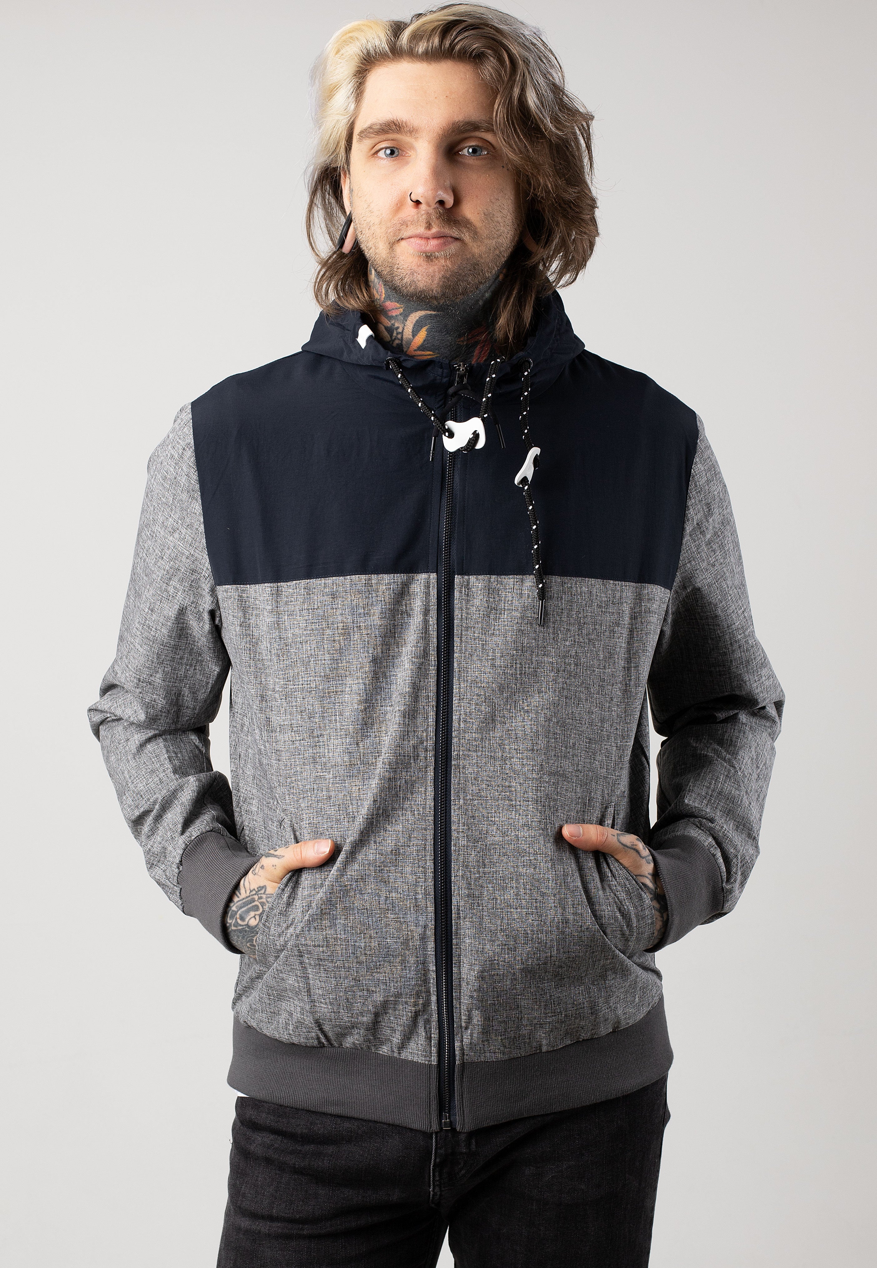 Indicode - Brushwood Navy - Jacket | Men-Image