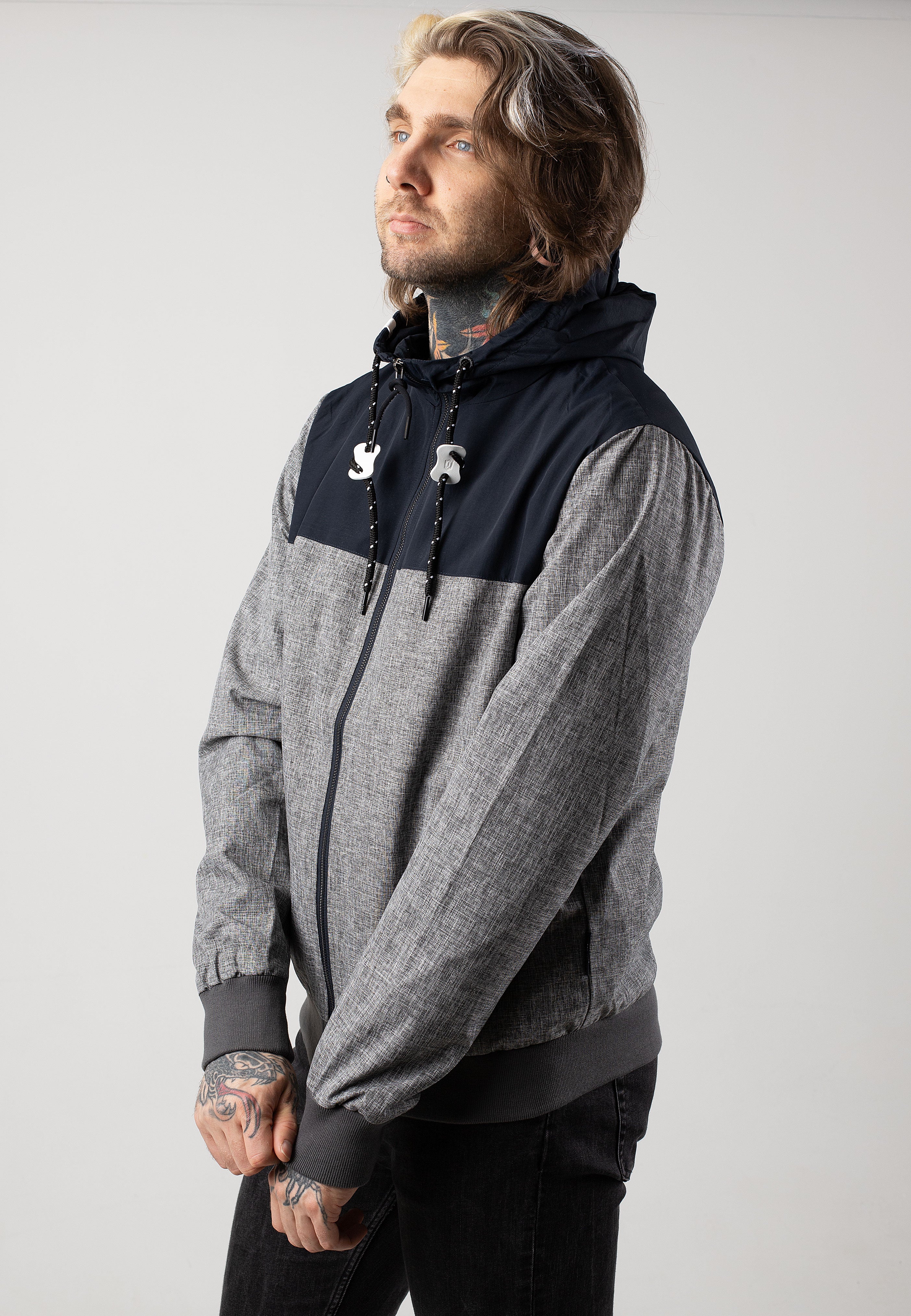 Indicode - Brushwood Navy - Jacket | Men-Image