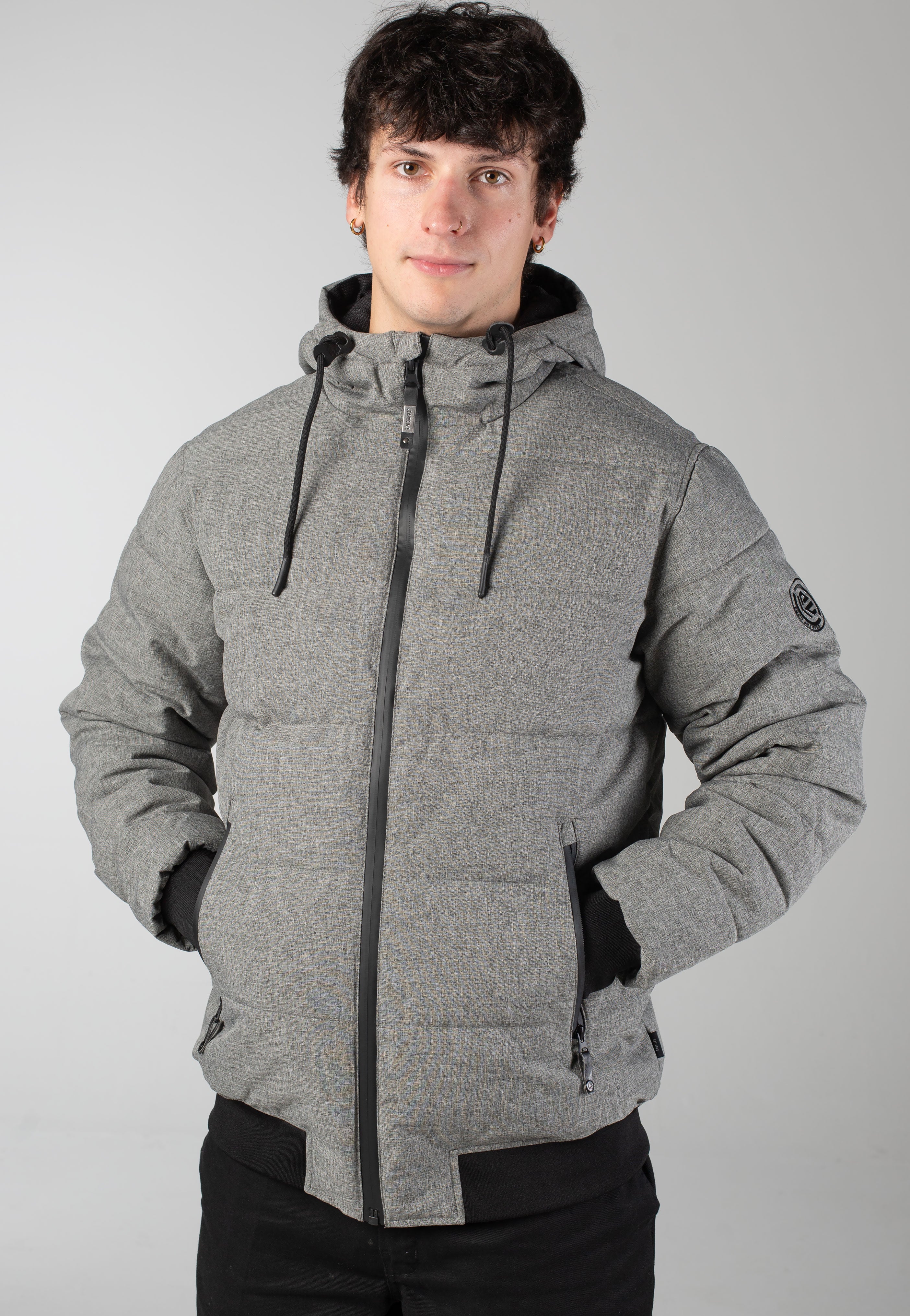 Indicode - Gabrio Charcoal Mix - Jacket | Men-Image