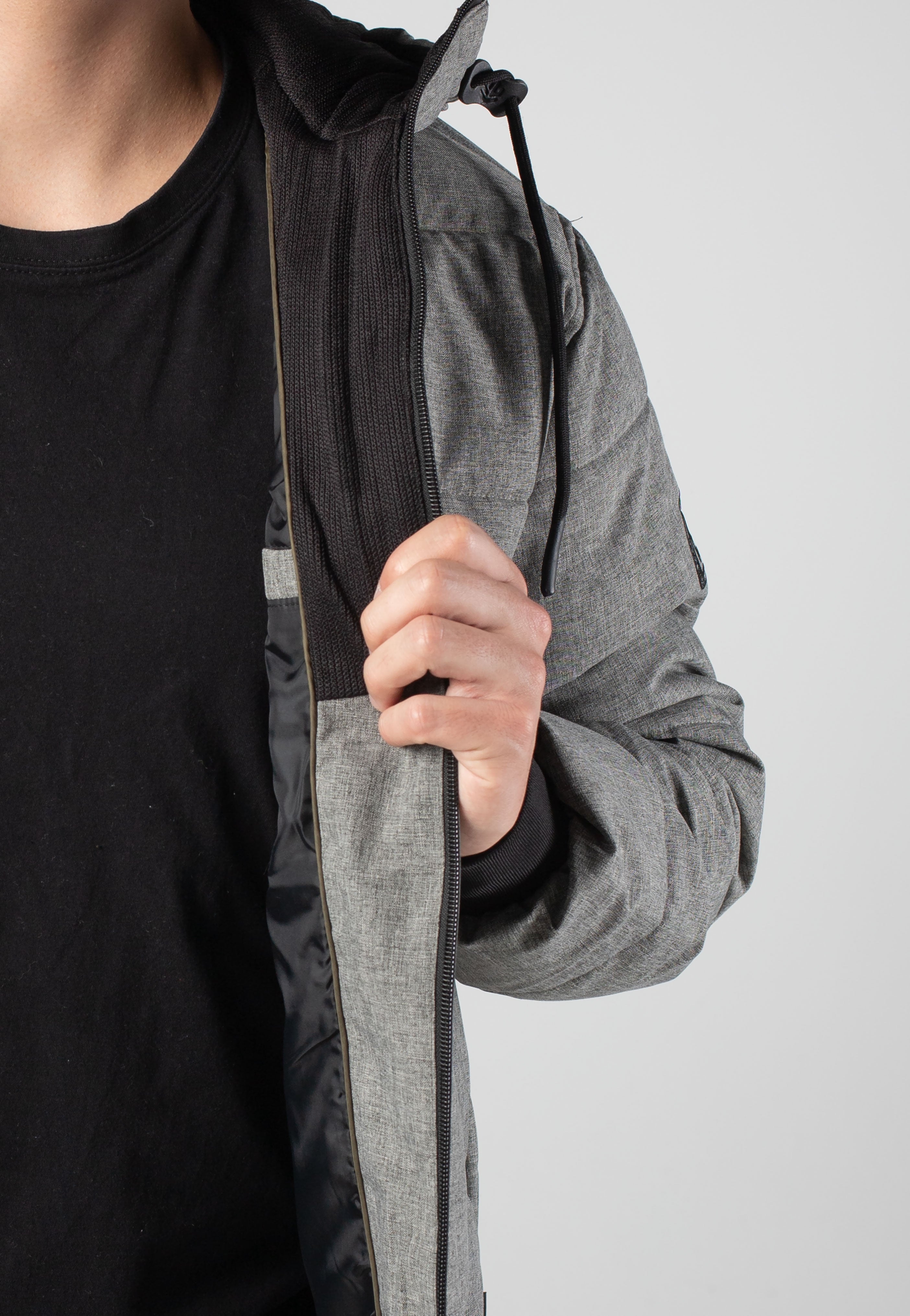 Indicode - Gabrio Charcoal Mix - Jacket | Men-Image