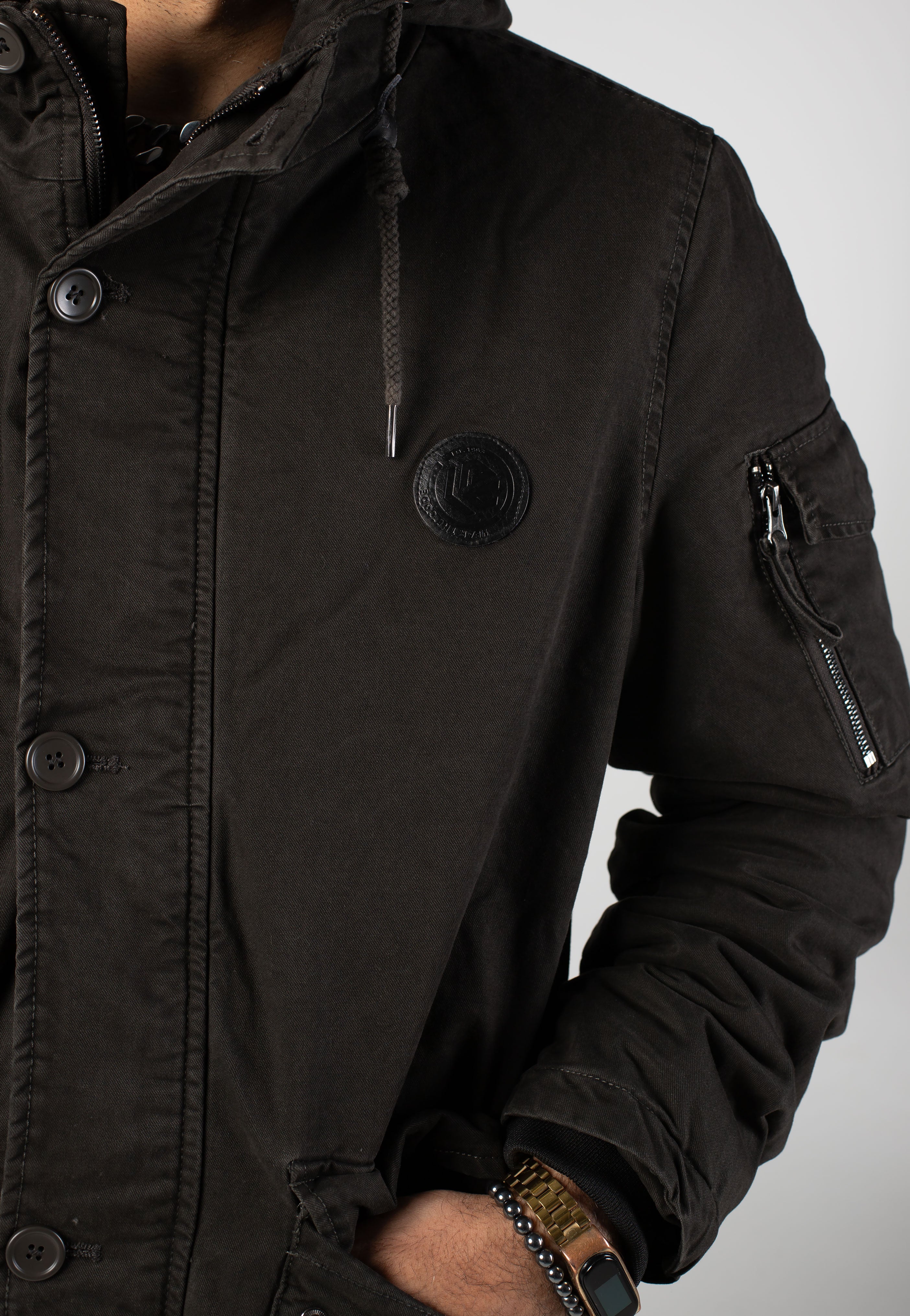 Indicode - Idahoe Raven - Jacket | Men-Image