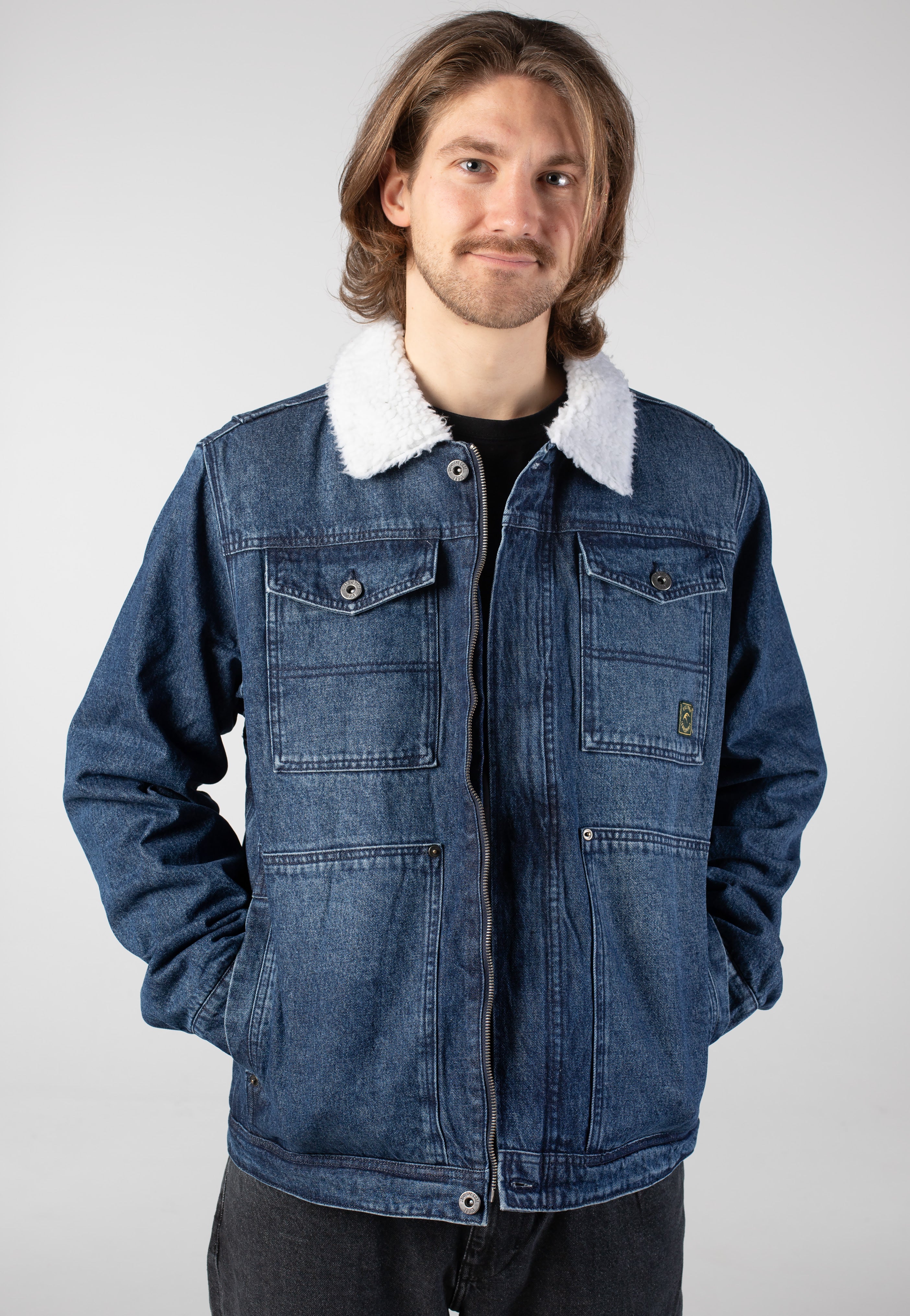 Indicode - Trabant Blue - Jeans Jacket | Men-Image