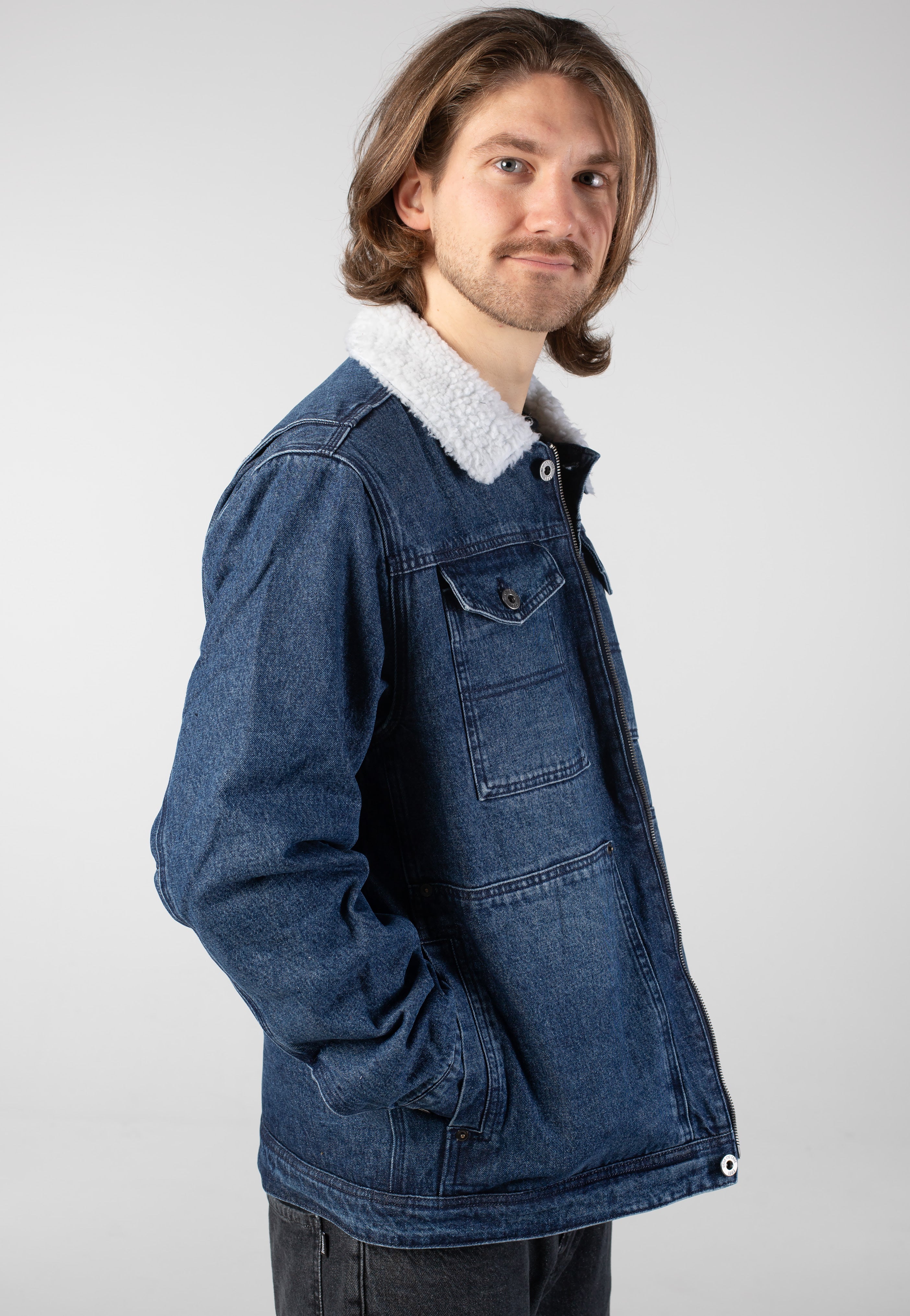 Indicode - Trabant Blue - Jeans Jacket | Men-Image