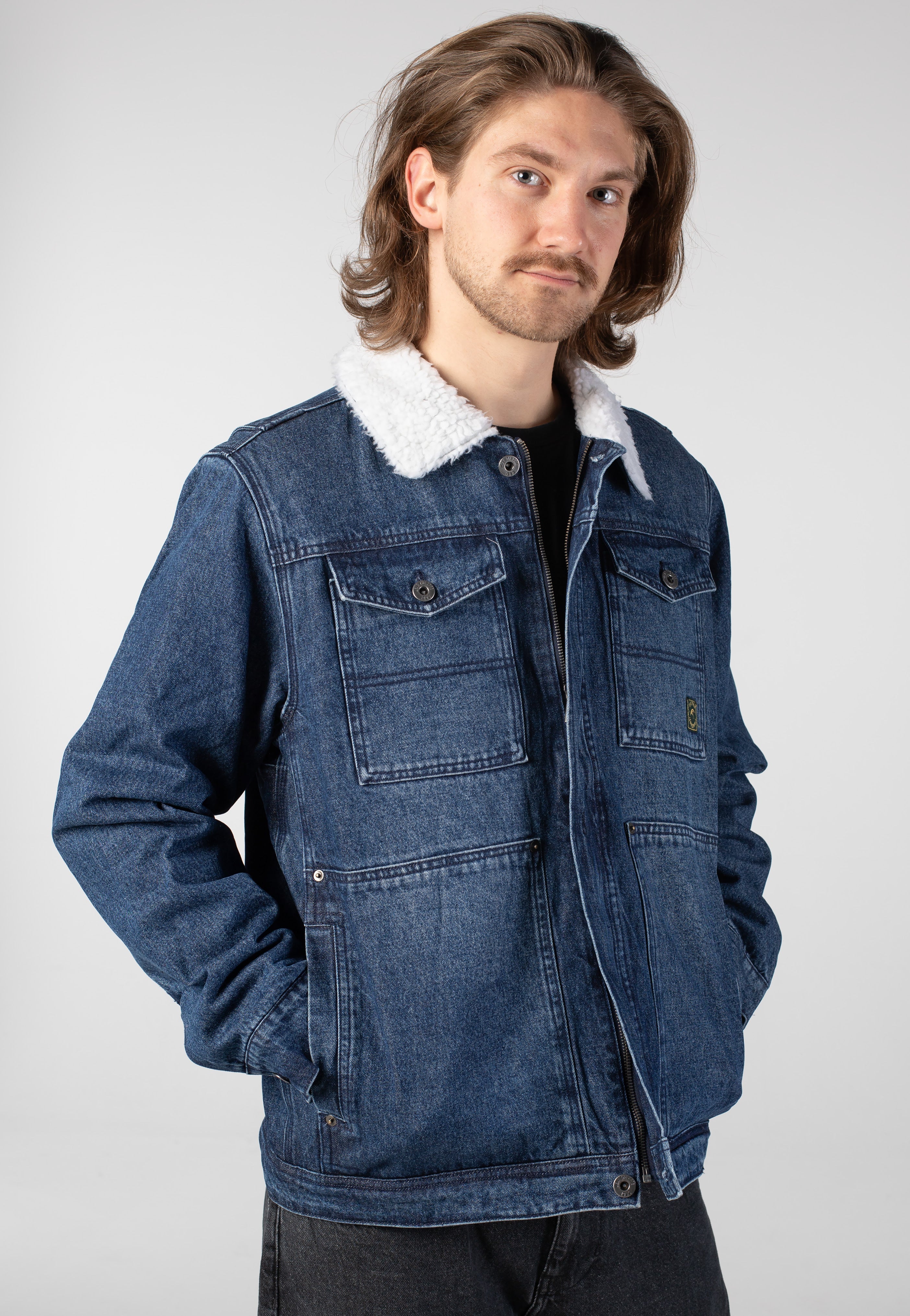 Indicode - Trabant Blue - Jeans Jacket | Men-Image