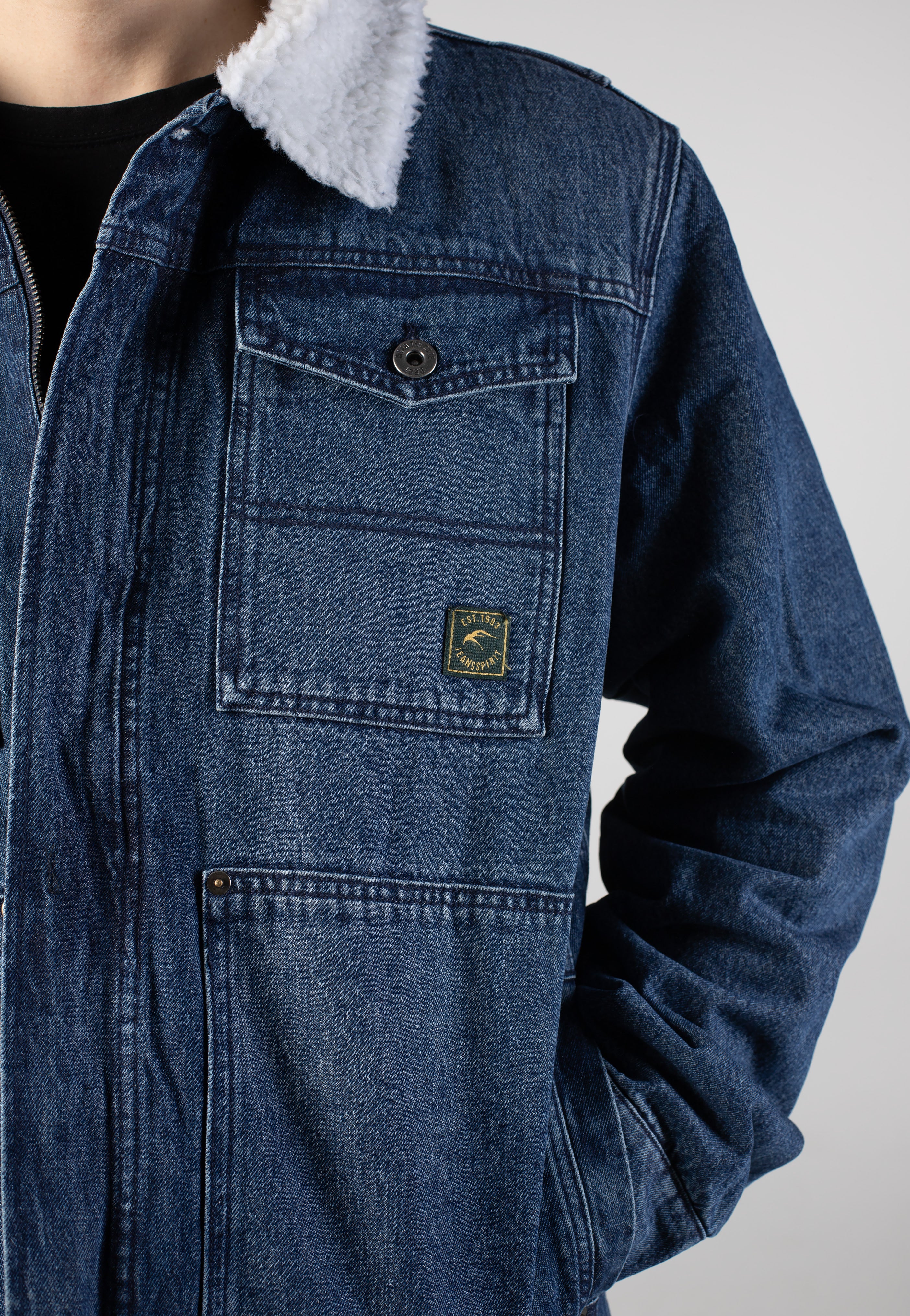 Indicode - Trabant Blue - Jeans Jacket | Men-Image