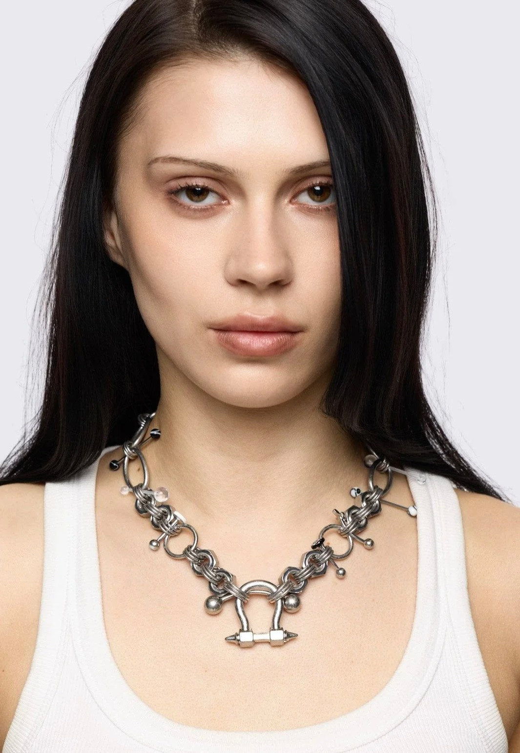 Minga London - Industrial Silver - Necklace | Neutral-Image