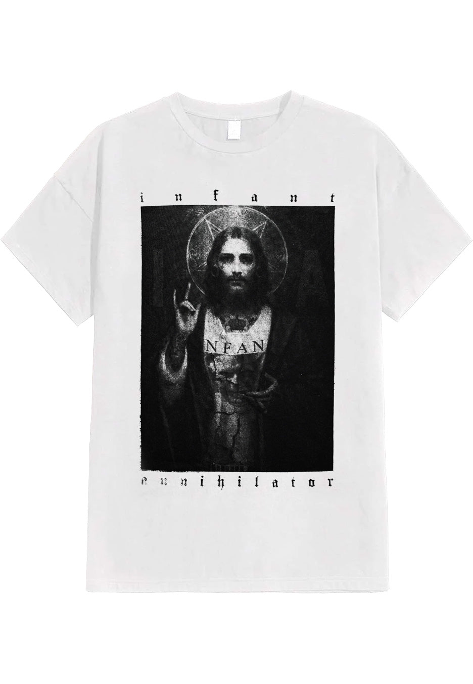 Infant Annihilator - Jesus White - T-Shirt | Neutral-Image