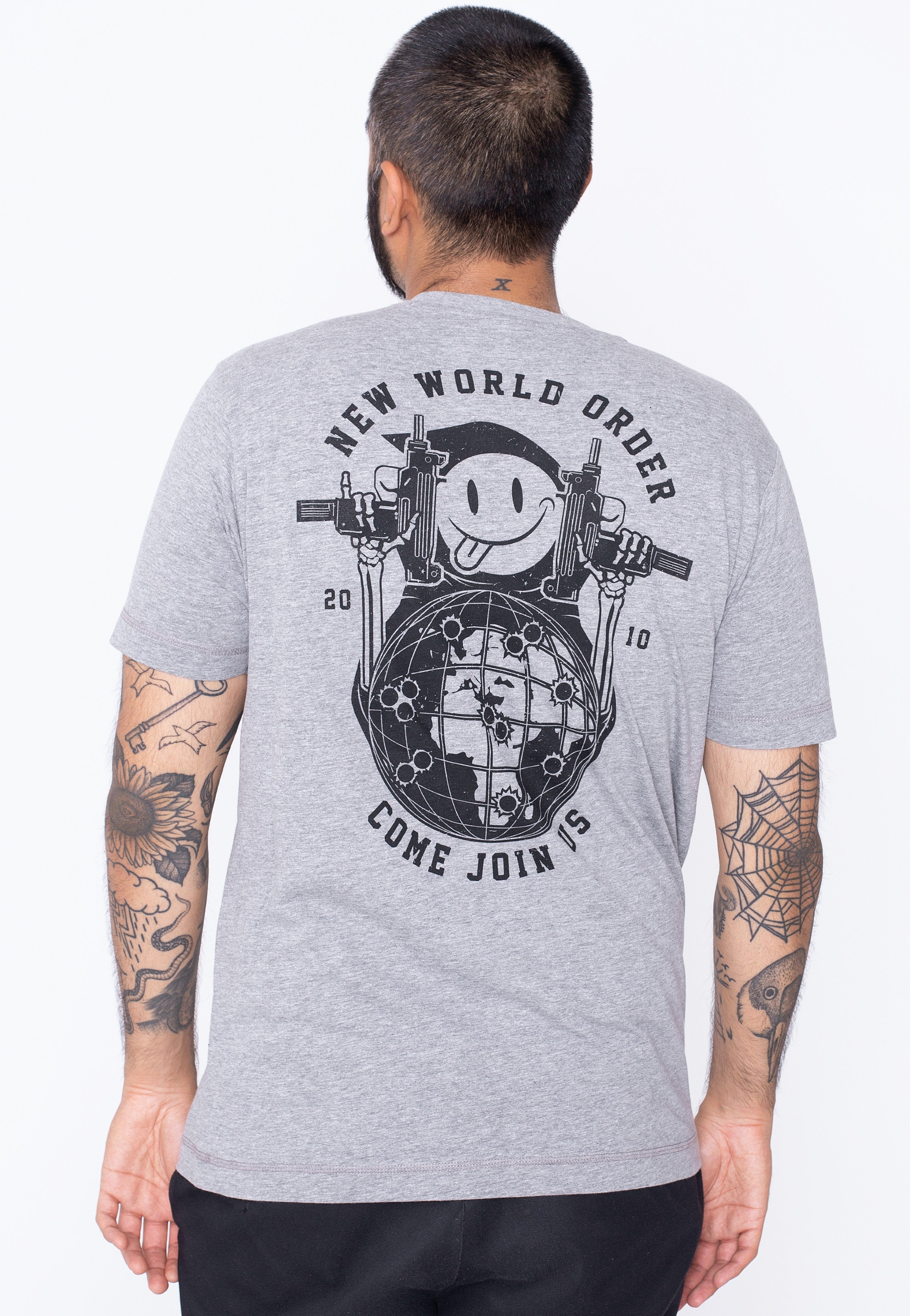 Infest Clothing - New World Oder Elephant Melange - T-Shirt | Men-Image
