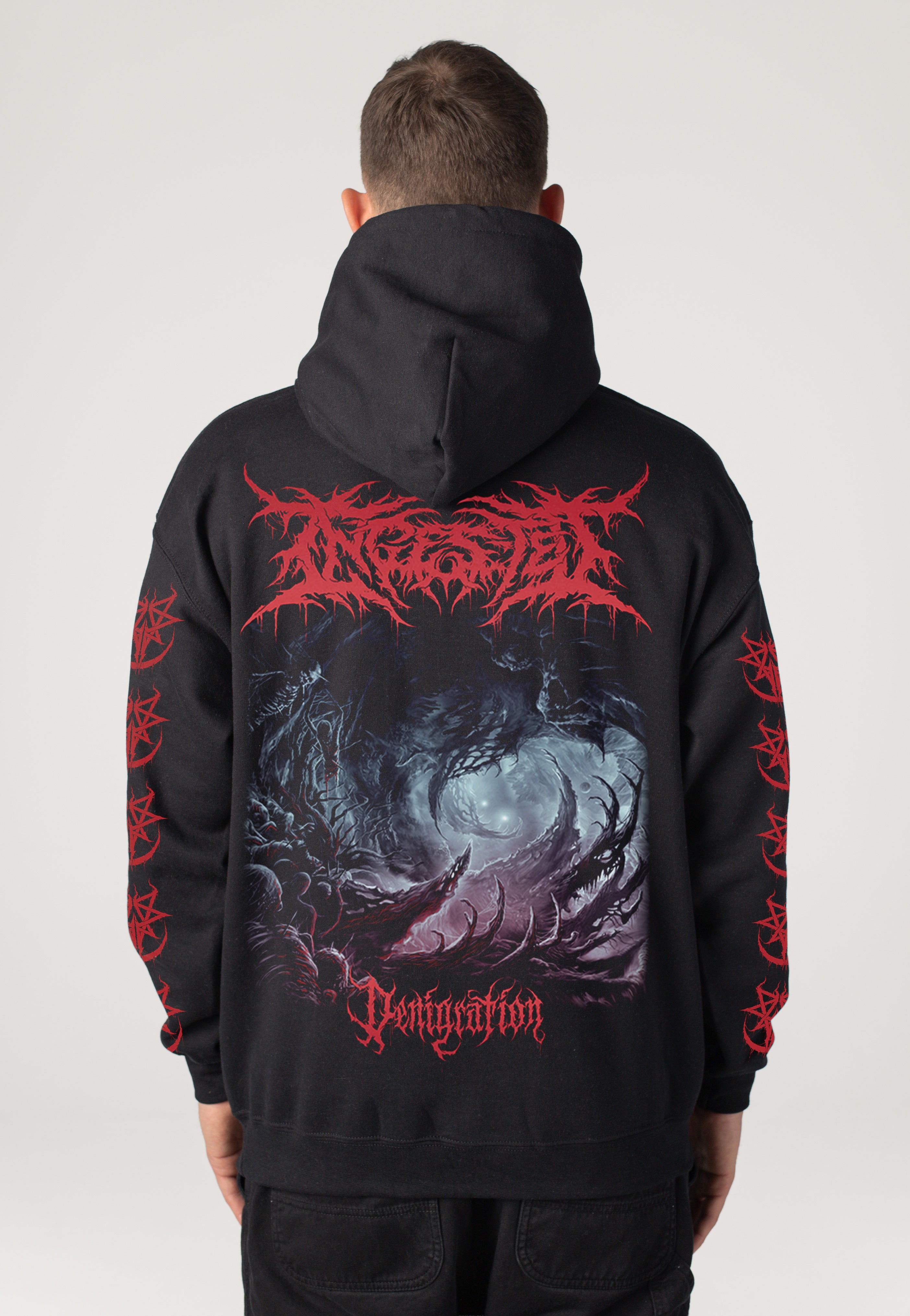 Ingested - Denigration Cover - Hoodie | Neutral-Image