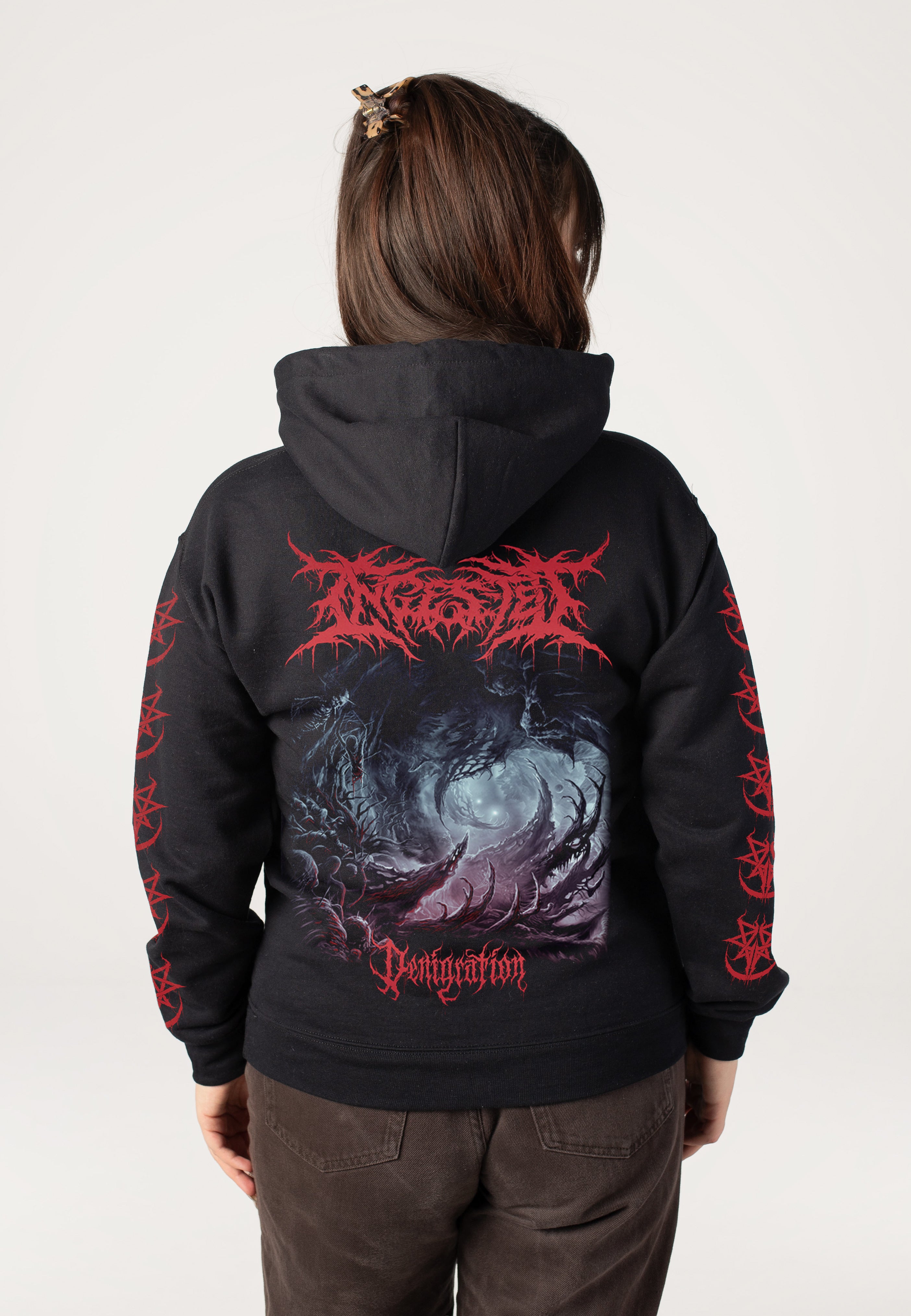 Ingested - Denigration Cover - Hoodie | Neutral-Image