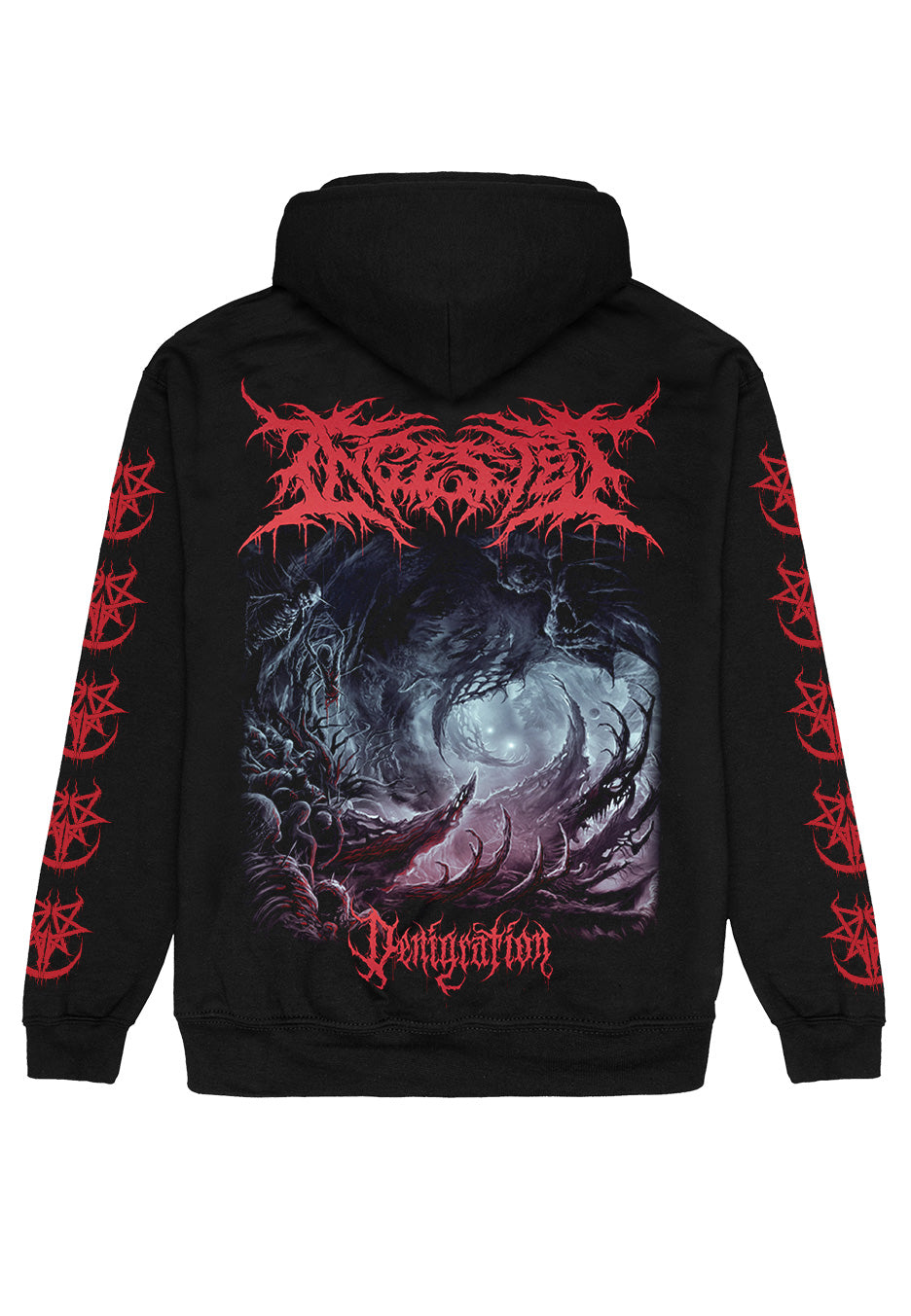 Ingested - Denigration Cover - Hoodie | Neutral-Image