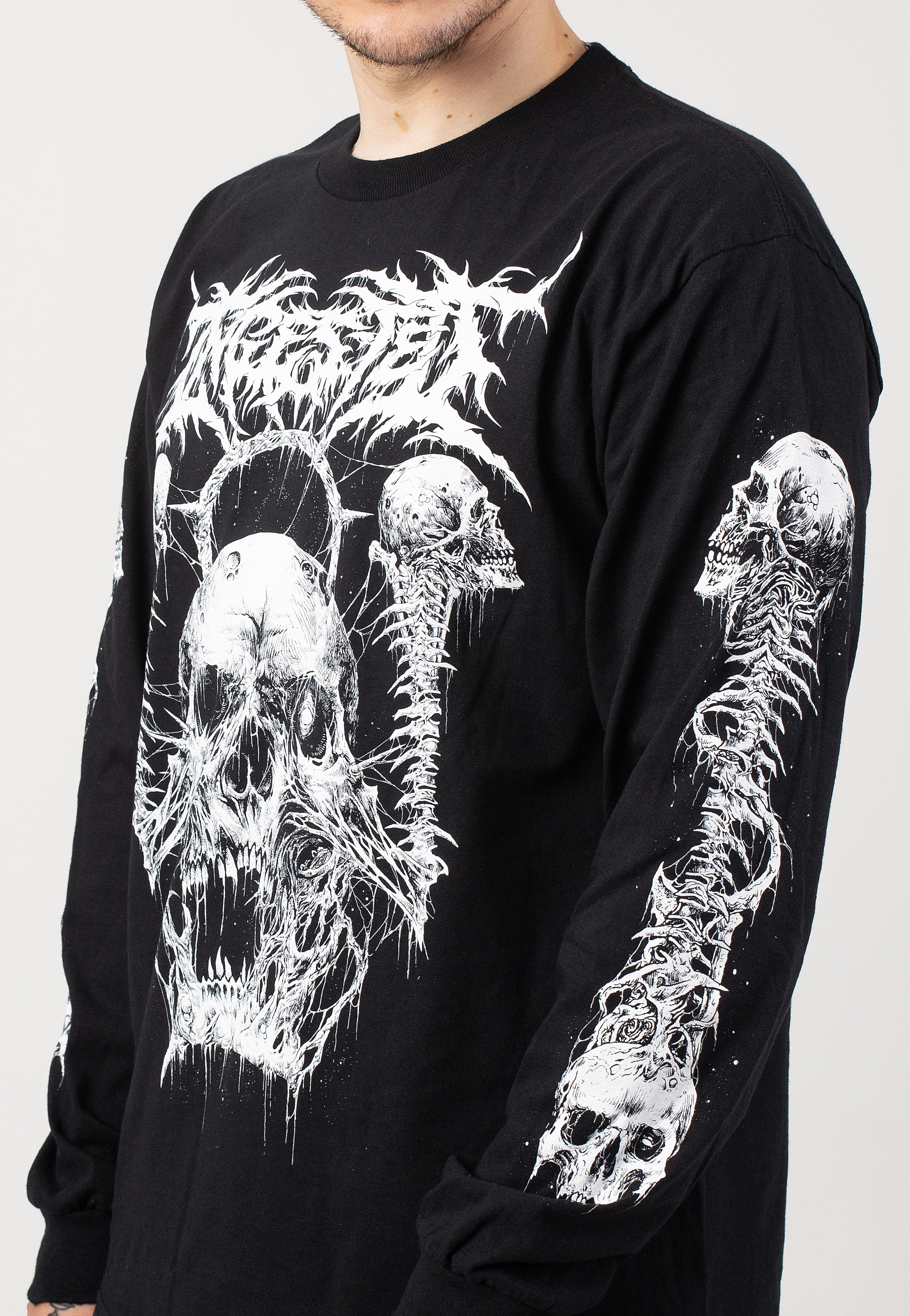 トップス A MACHINE / Long Sleeve T-shirt Ingested - Endless Machine - Longsleeve | Impericon
