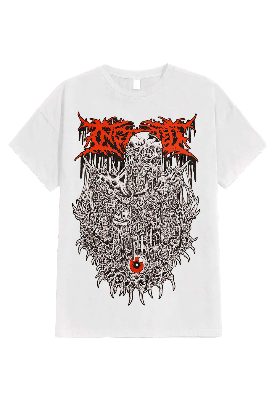 Ingested - In The Eye Of Death White - T-Shirt | Impericon