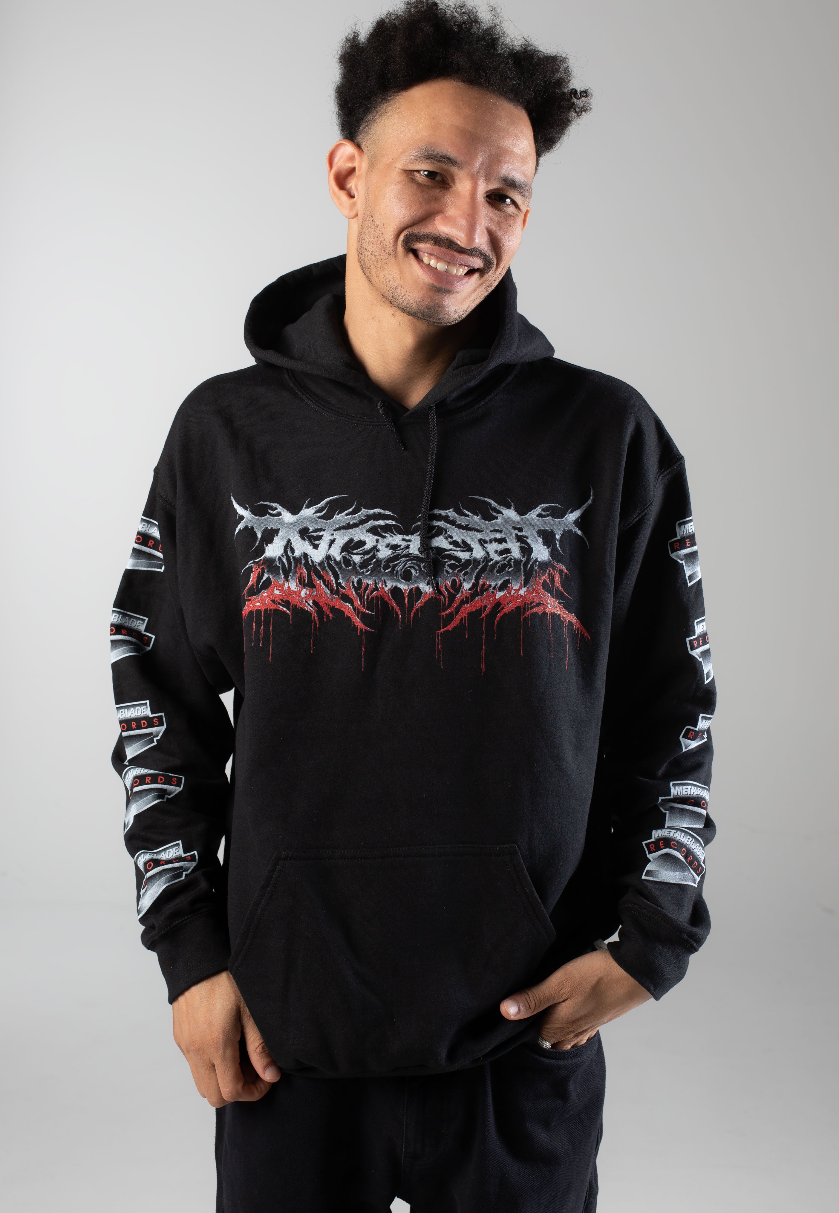 Ingested - Logo Old School - Hoodie | Men-Image