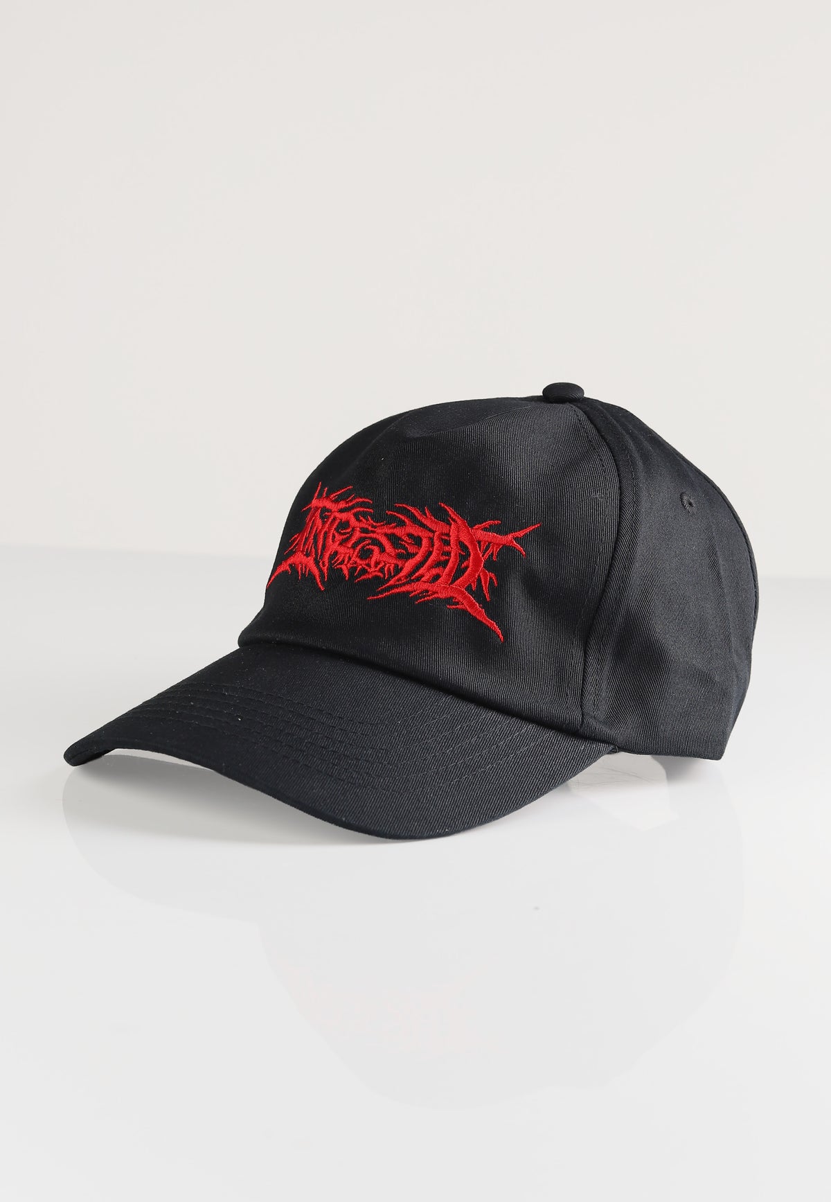 Ingested Red Logo Dad Cap | Neutral-Image