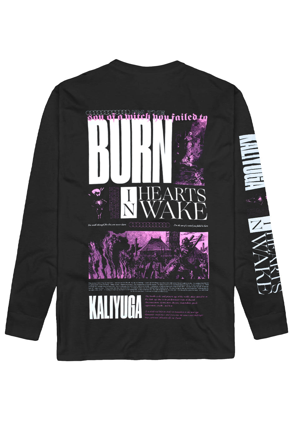 In Hearts Wake - Burn - Longsleeve | Neutral-Image
