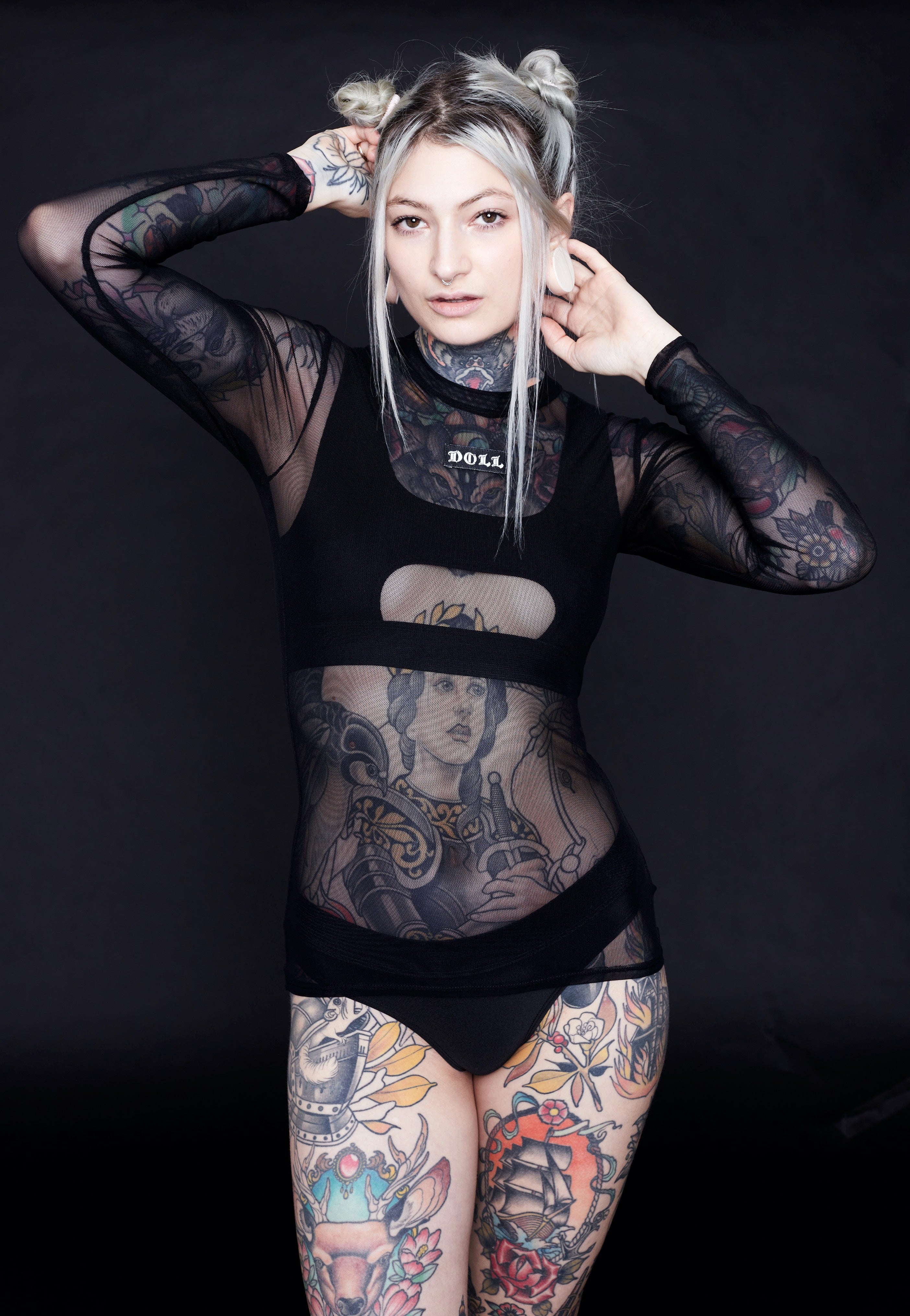 InternetXDoll - Doll Black - Longsleeve | Women-Image