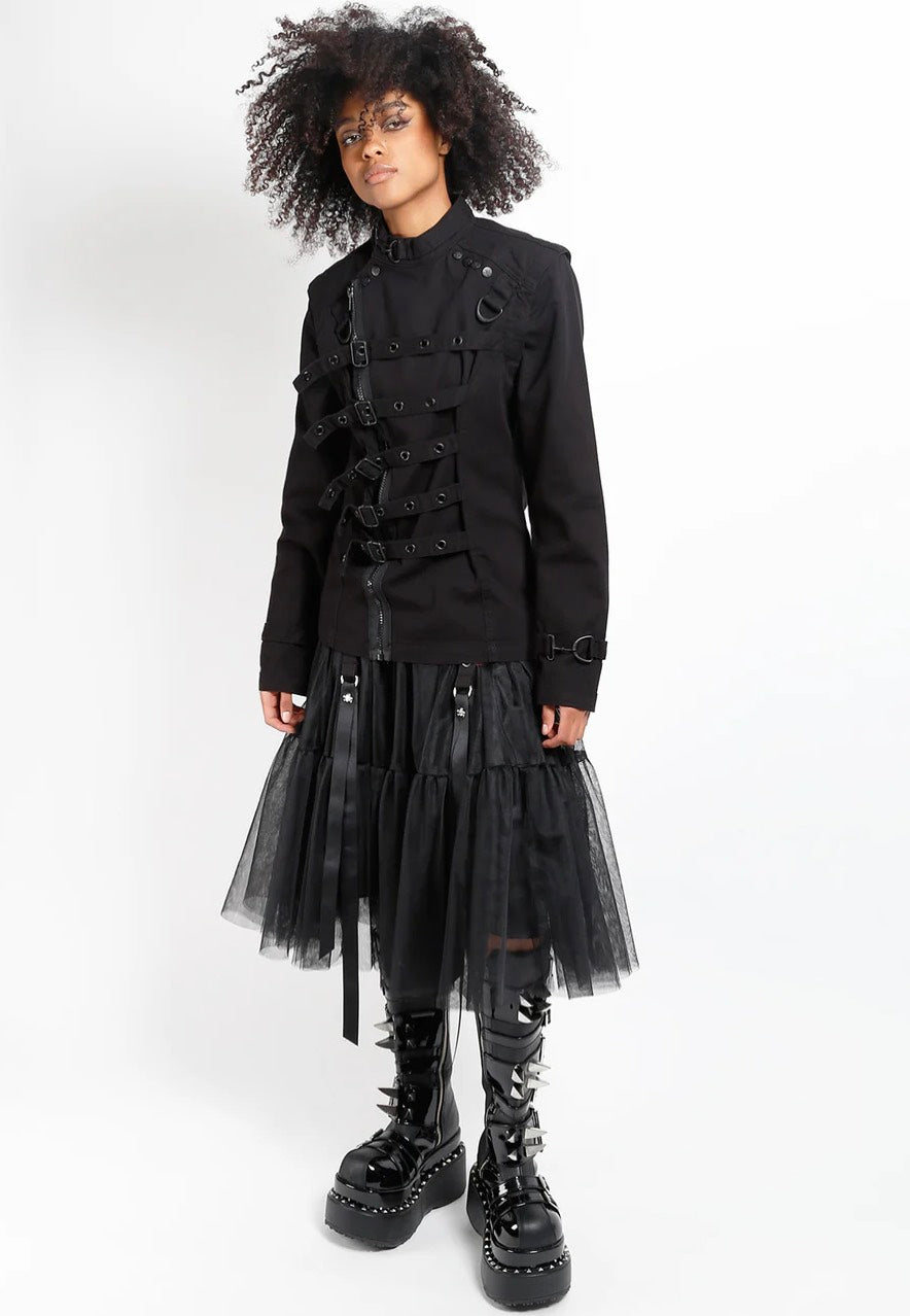 Tripp NYC - Tutu Ribbon Tulle Skirt Black - Skirt | Men-Image