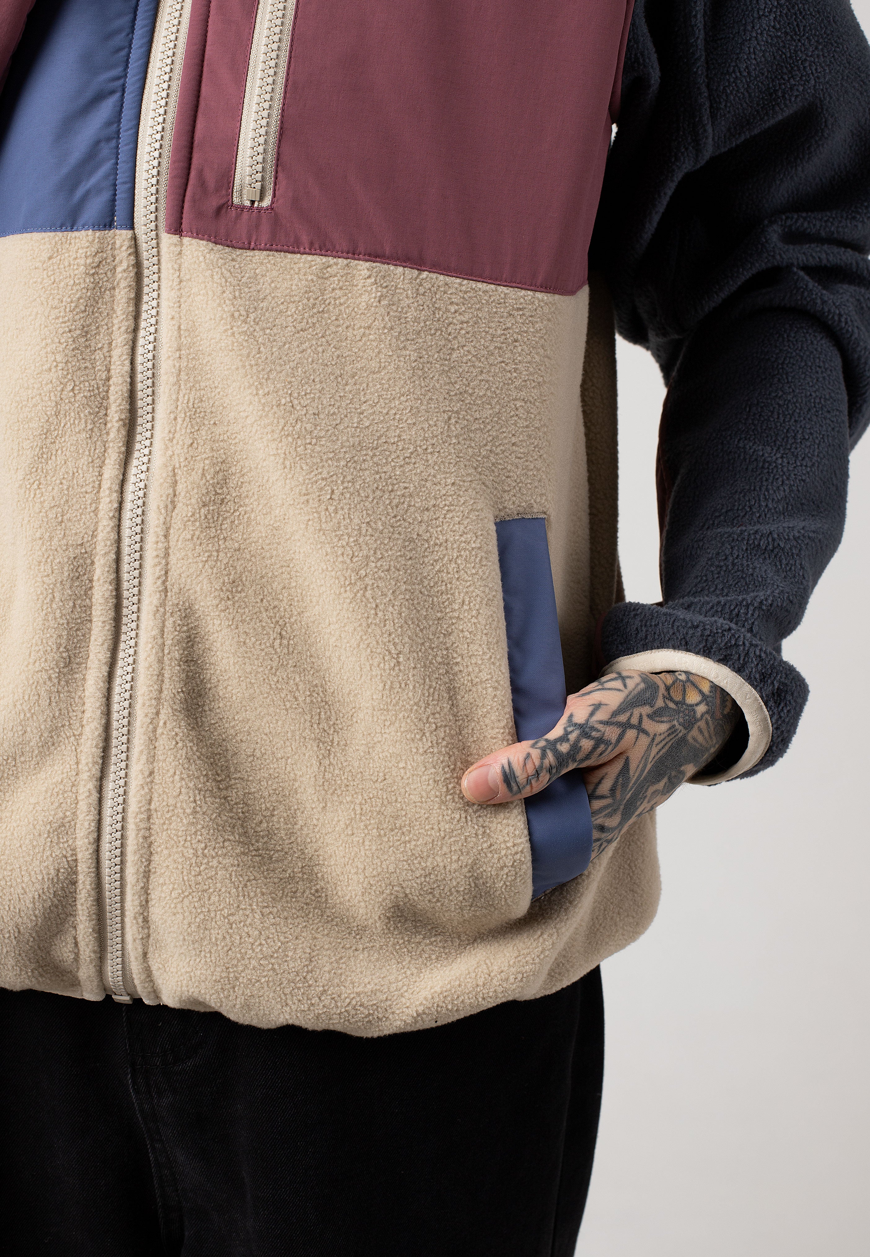 Iriedaily - Auf Deck Fleece Dove Blue - Jacket | Men-Image