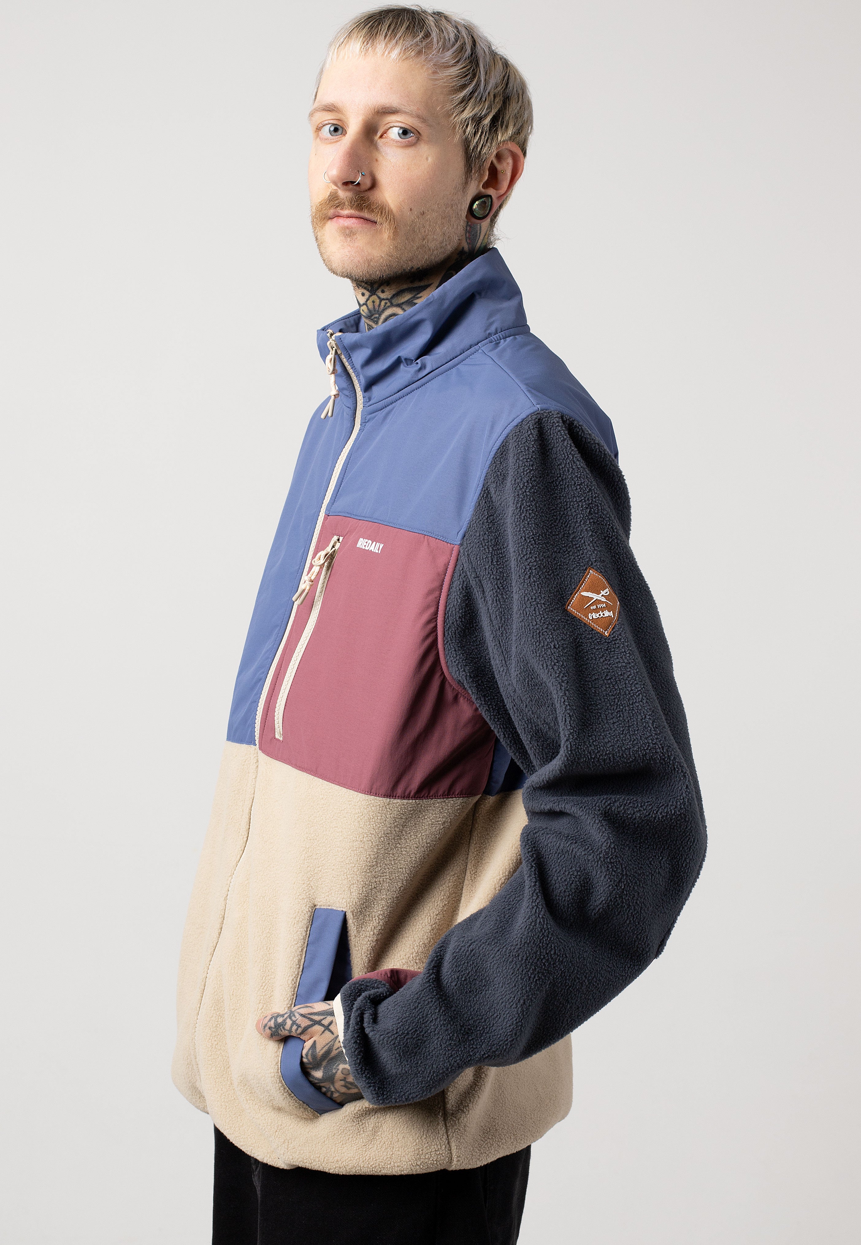 Iriedaily - Auf Deck Fleece Dove Blue - Jacket | Men-Image