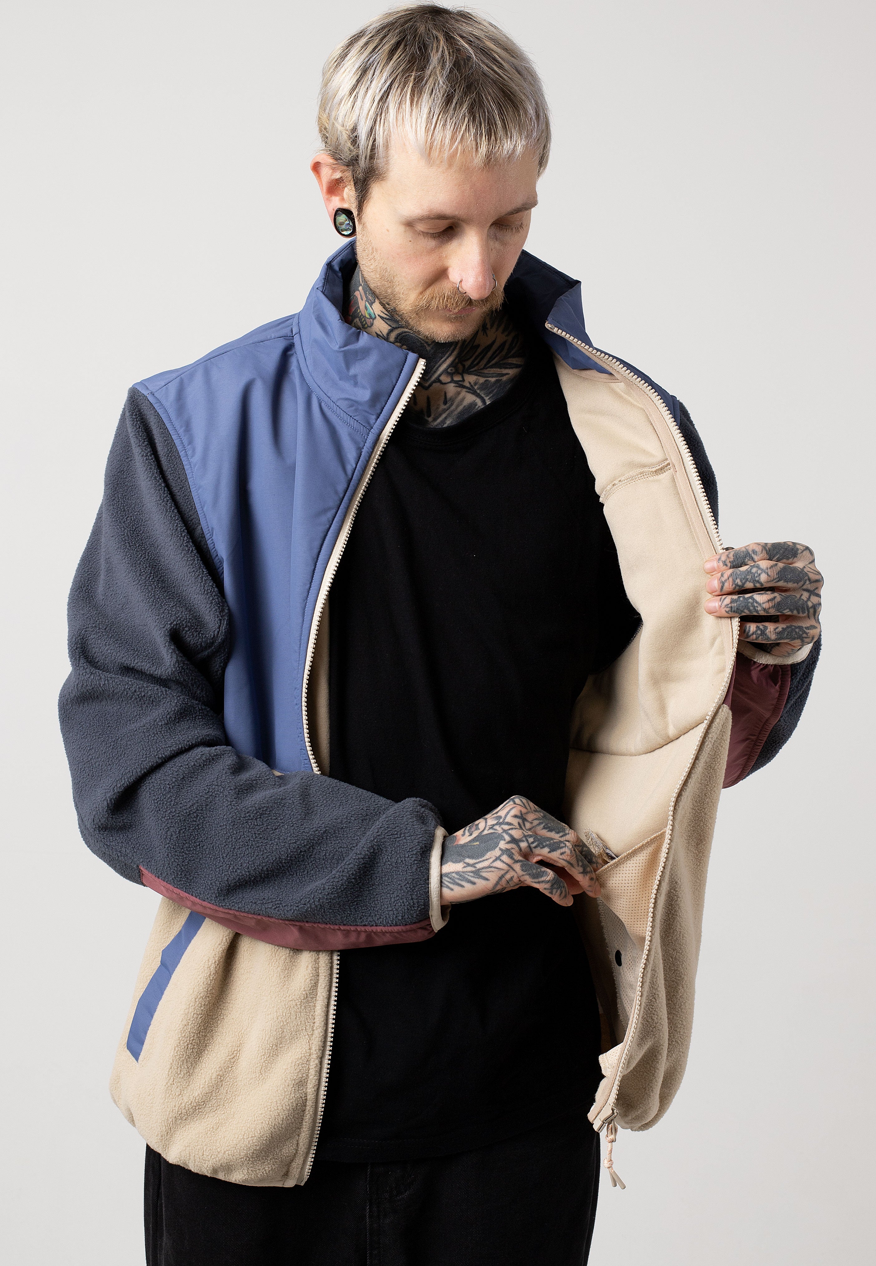 Iriedaily - Auf Deck Fleece Dove Blue - Jacket | Men-Image