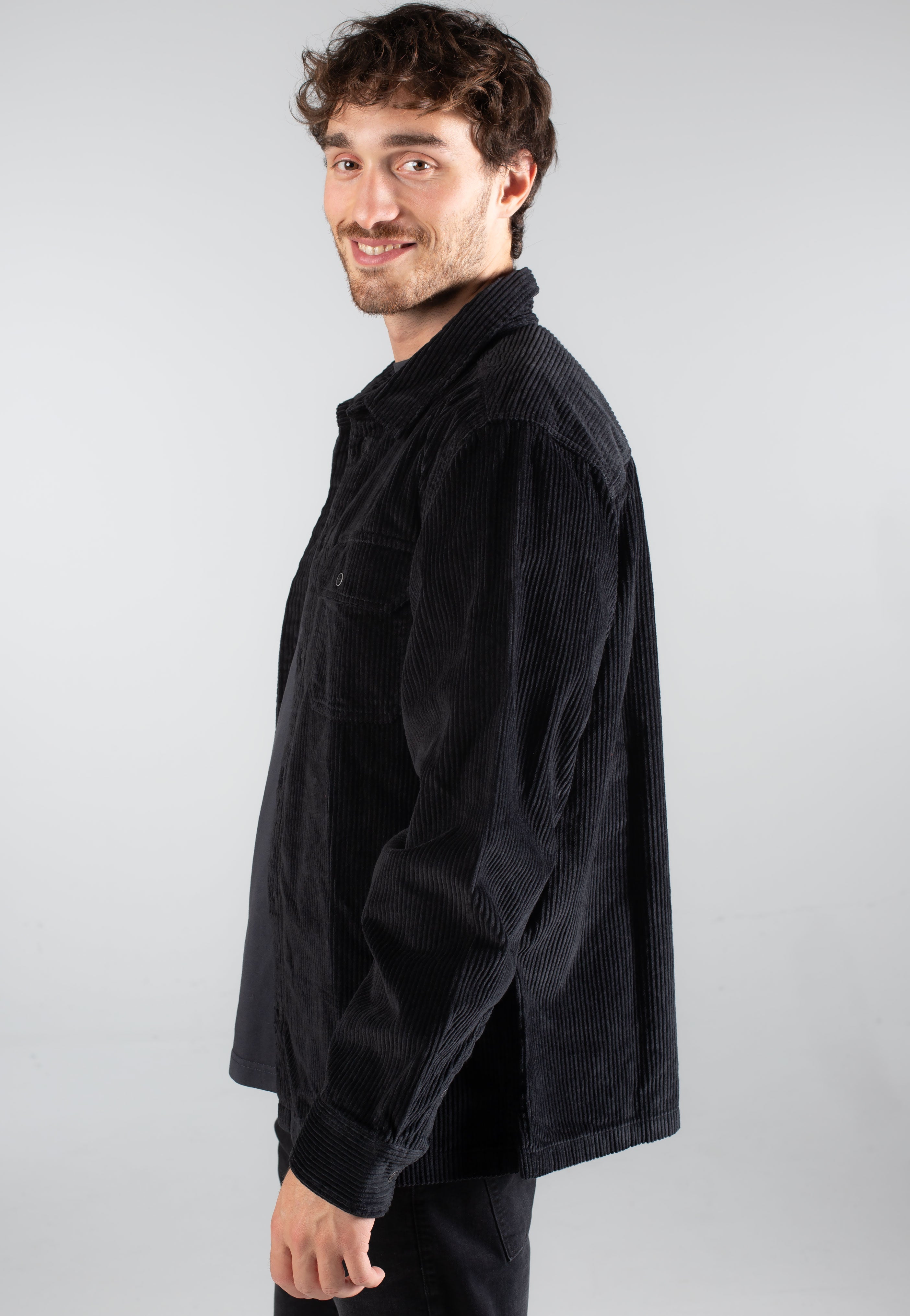 Iriedaily - Bubble Cord Black - Shirt | Men-Image