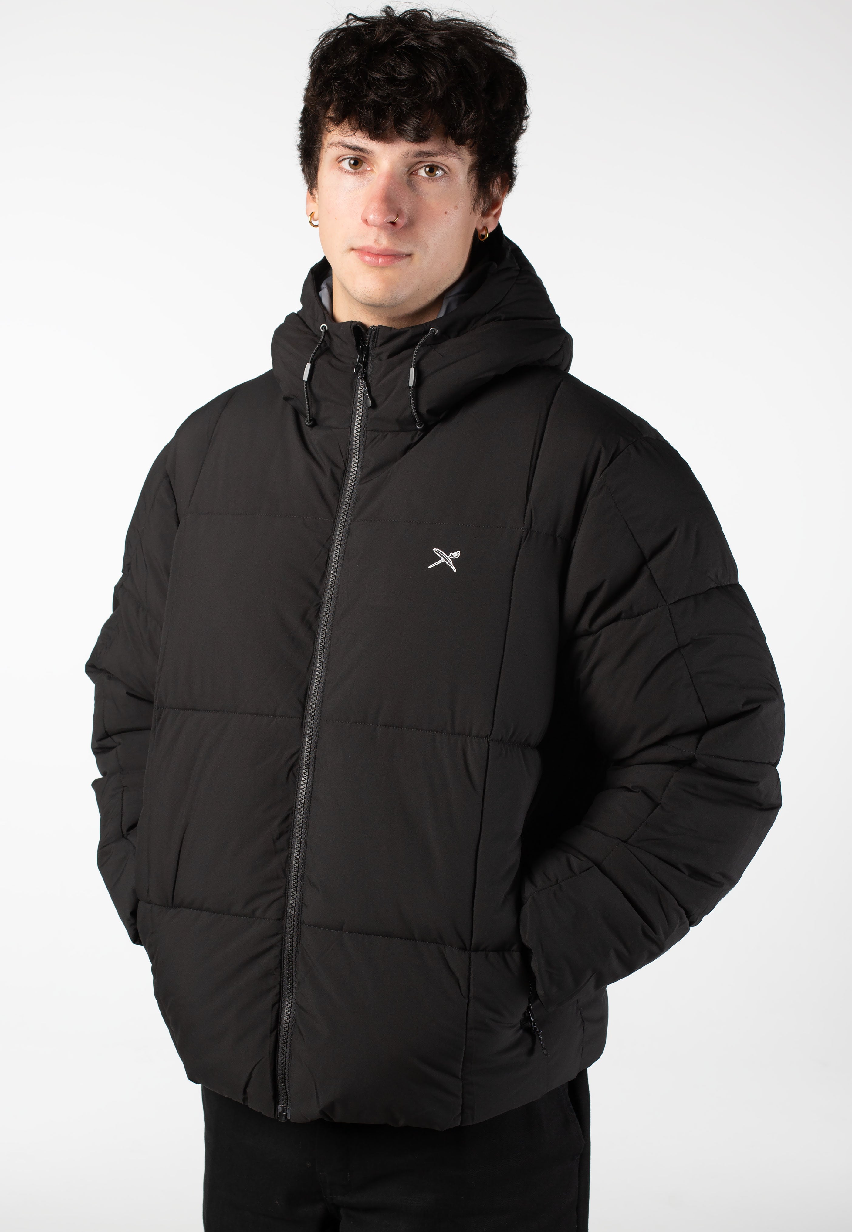 Iriedaily - Carlo Puffer Black - Jacket | Men-Image
