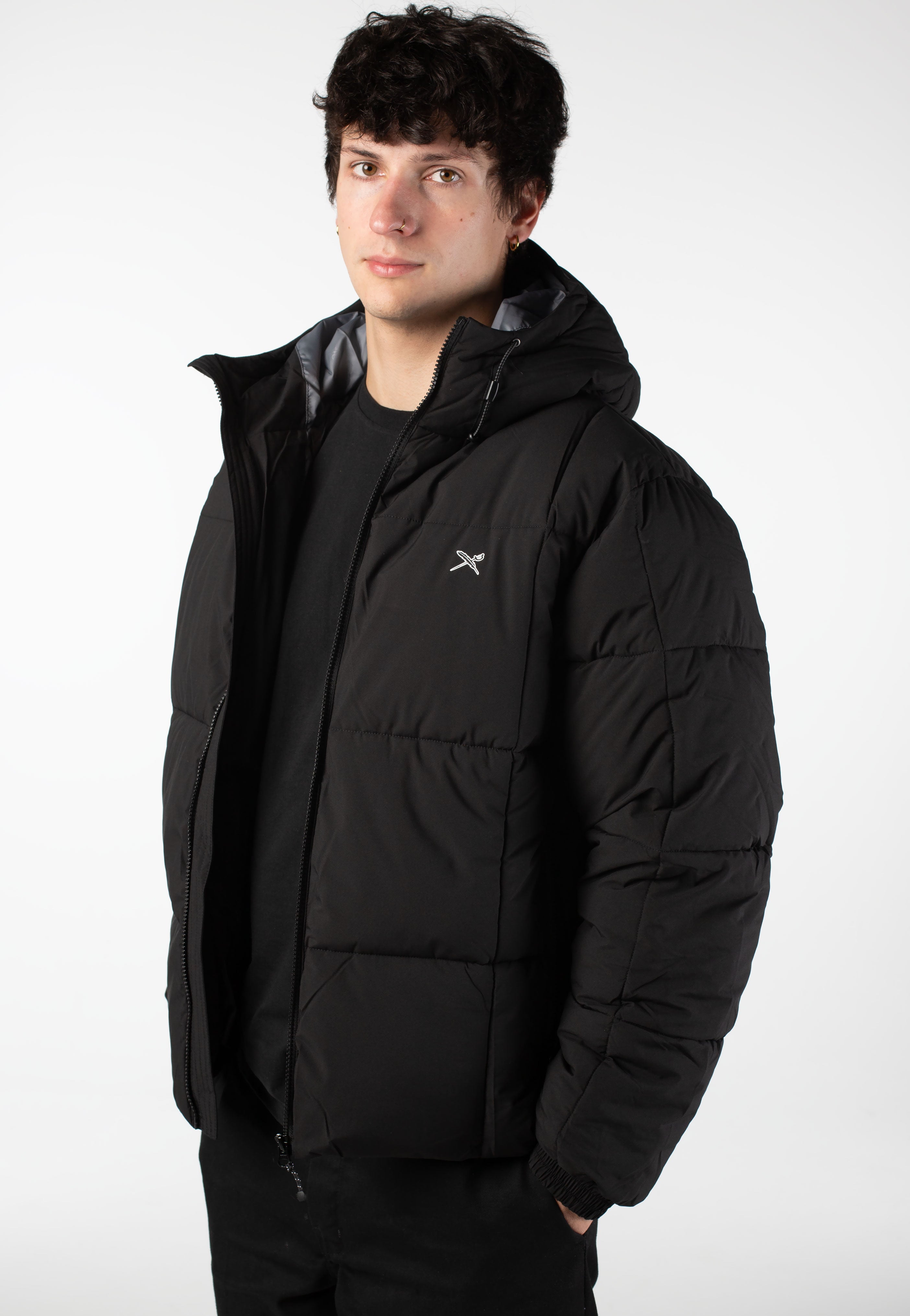 Iriedaily - Carlo Puffer Black - Jacket | Men-Image