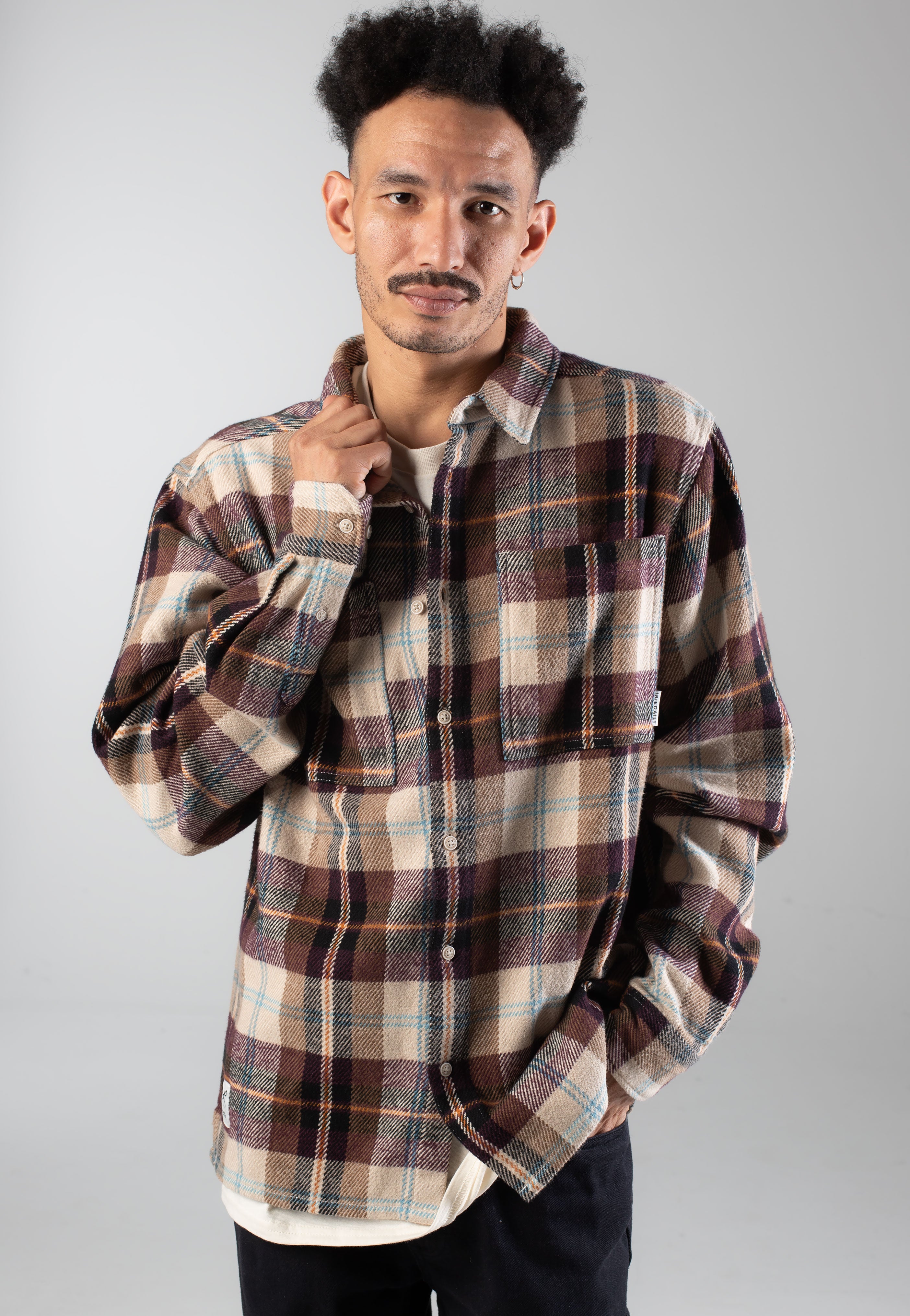 Iriedaily - Chillax Lumber Sandstone - Shirt | Men-Image